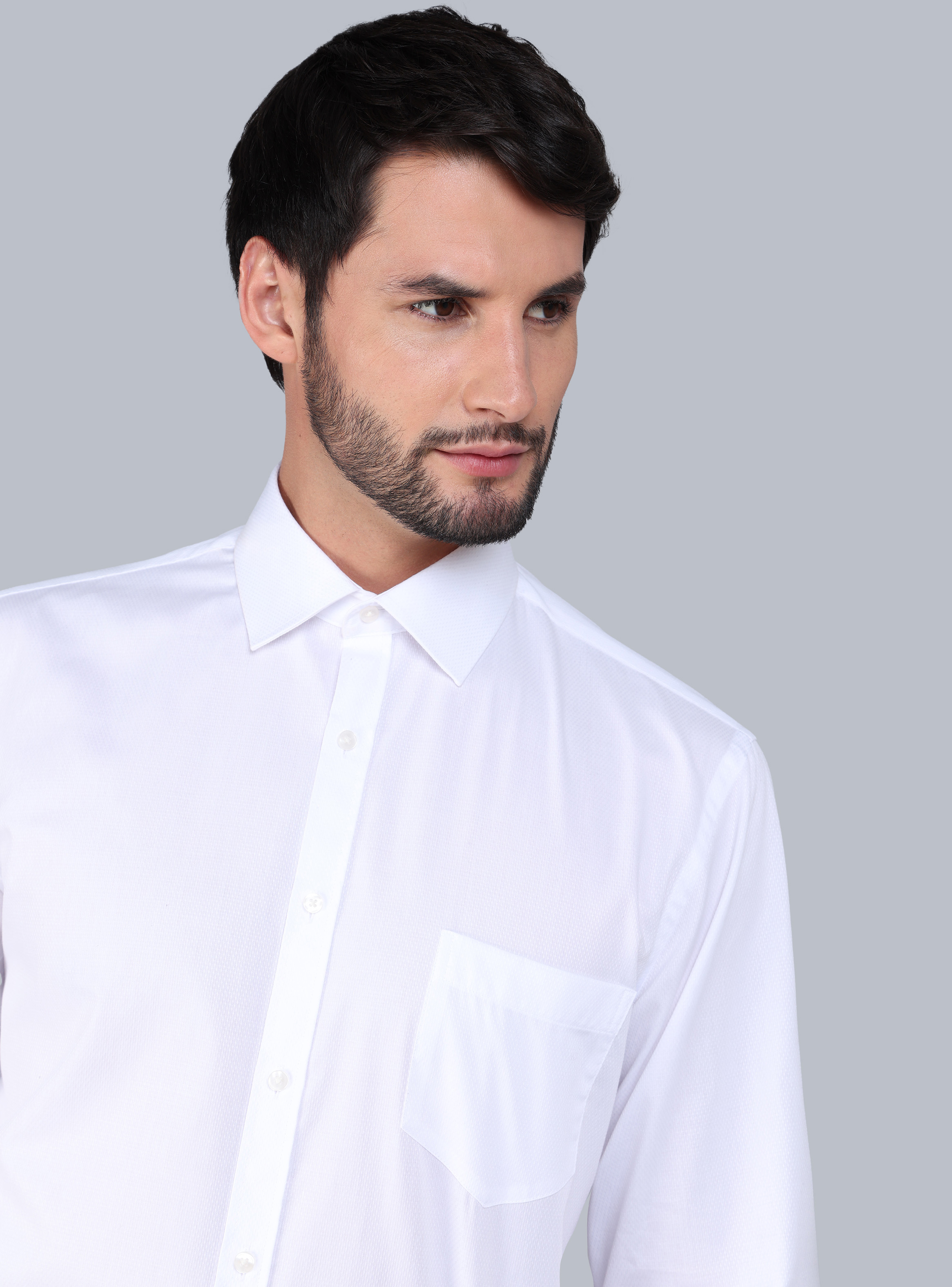CAMISA FORMAL TEXTURADA TAILORED FIT BLANCO ARROW - 4