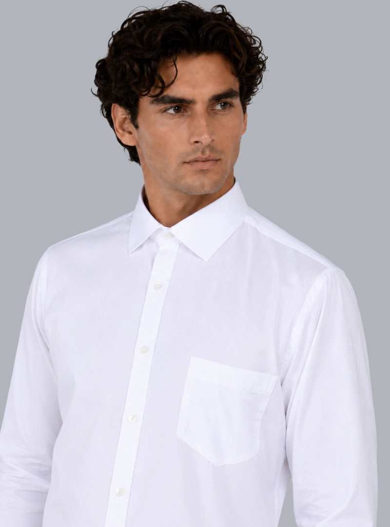 CAMISA FORMAL TEXTURADA TAILORED FIT BLANCO ARROW - 4