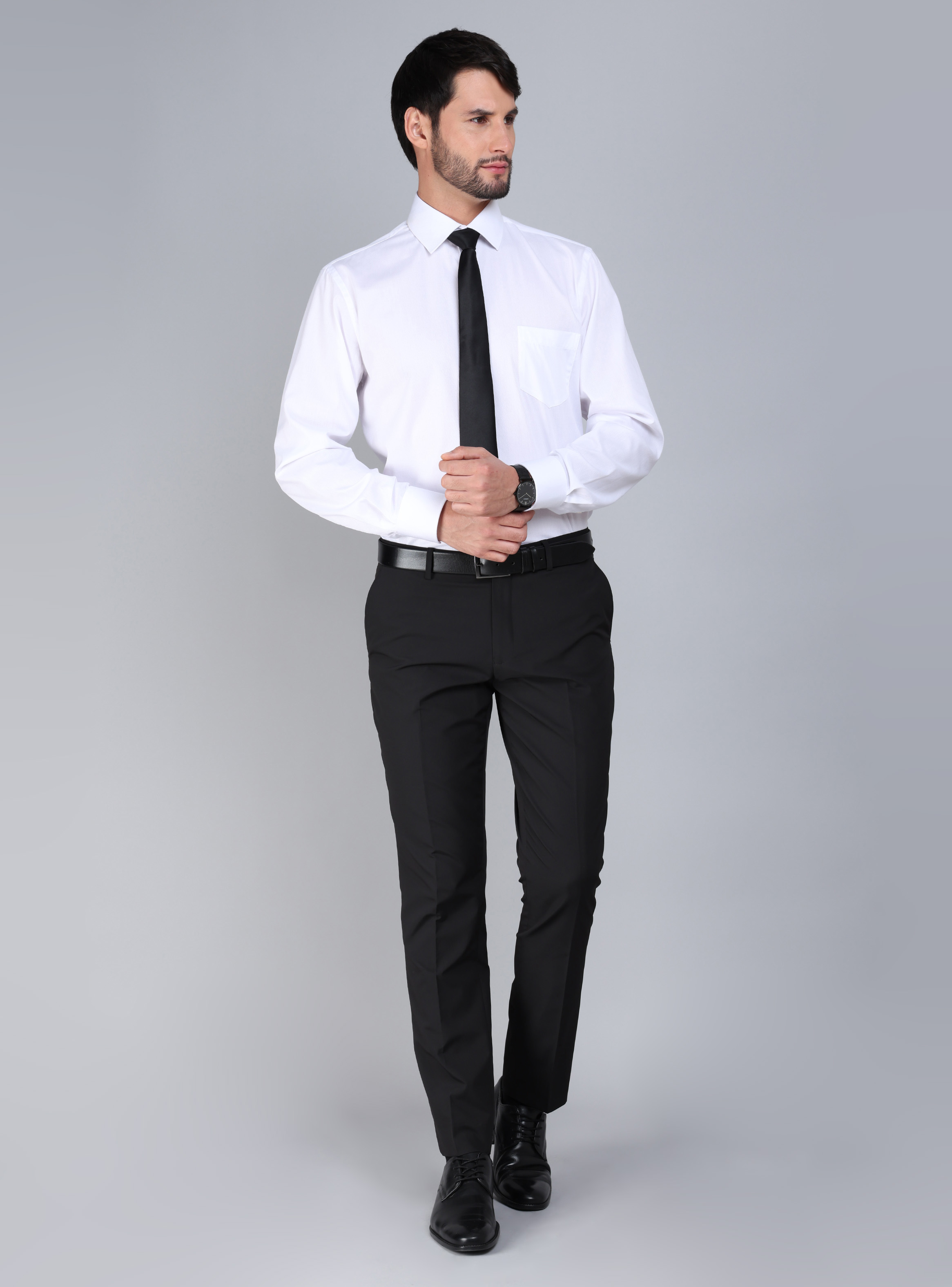CAMISA FORMAL TEXTURADA TAILORED FIT BLANCO ARROW - 5
