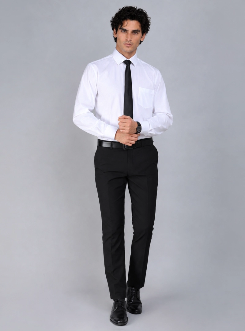 CAMISA FORMAL TEXTURADA TAILORED FIT BLANCO ARROW - 5
