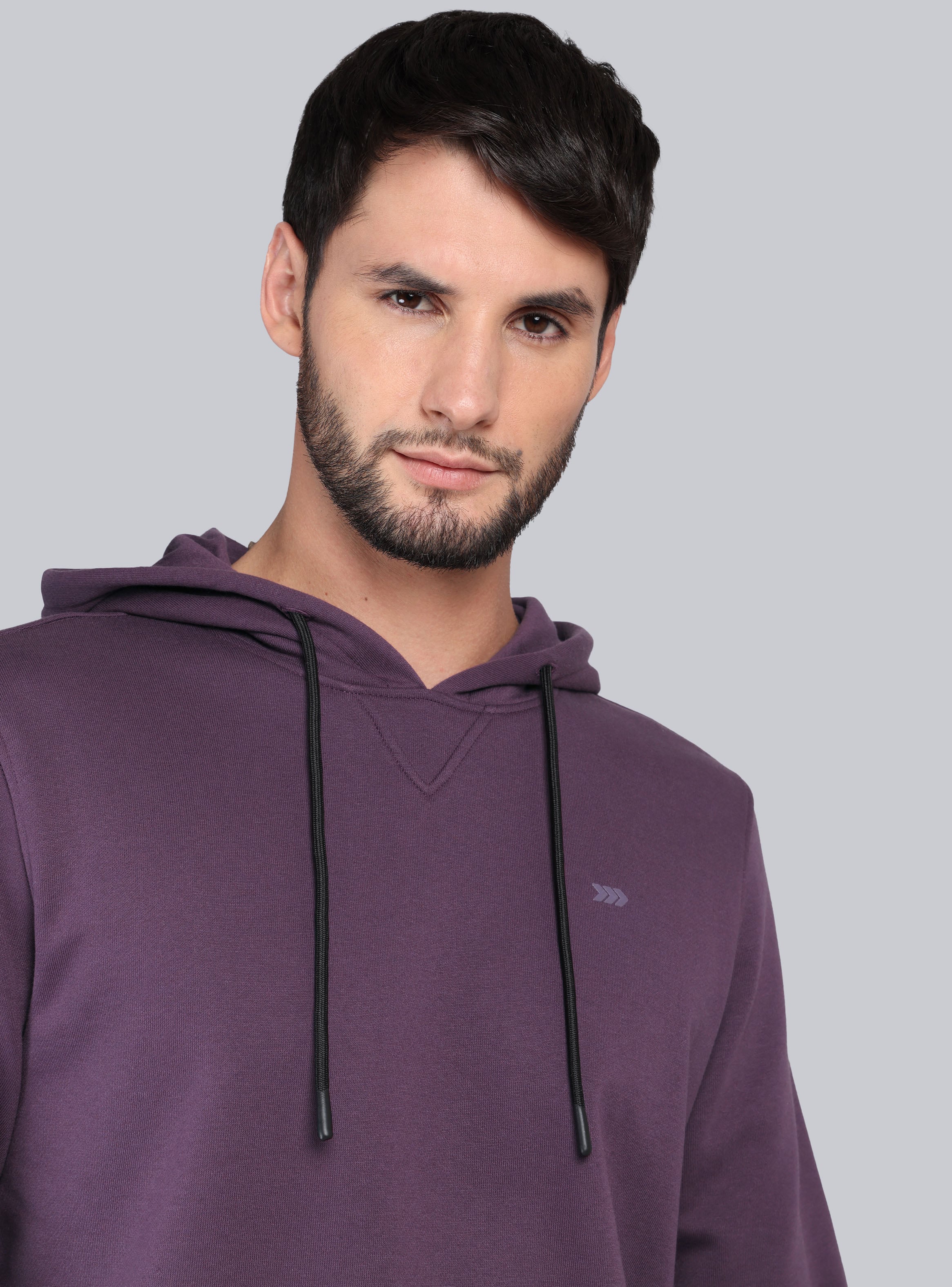 POLERON CON CAPUCHA REGULAR FIT BURDEO ARROW - 3