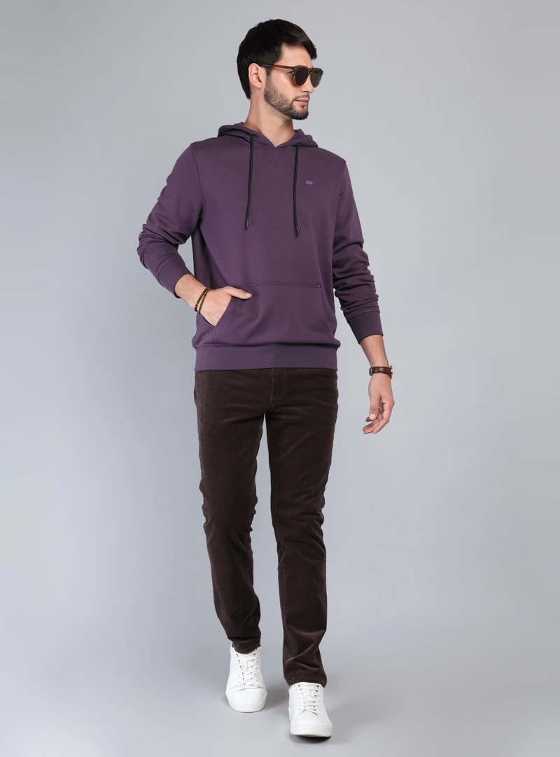 POLERON CON CAPUCHA REGULAR FIT BURDEO ARROW - 4