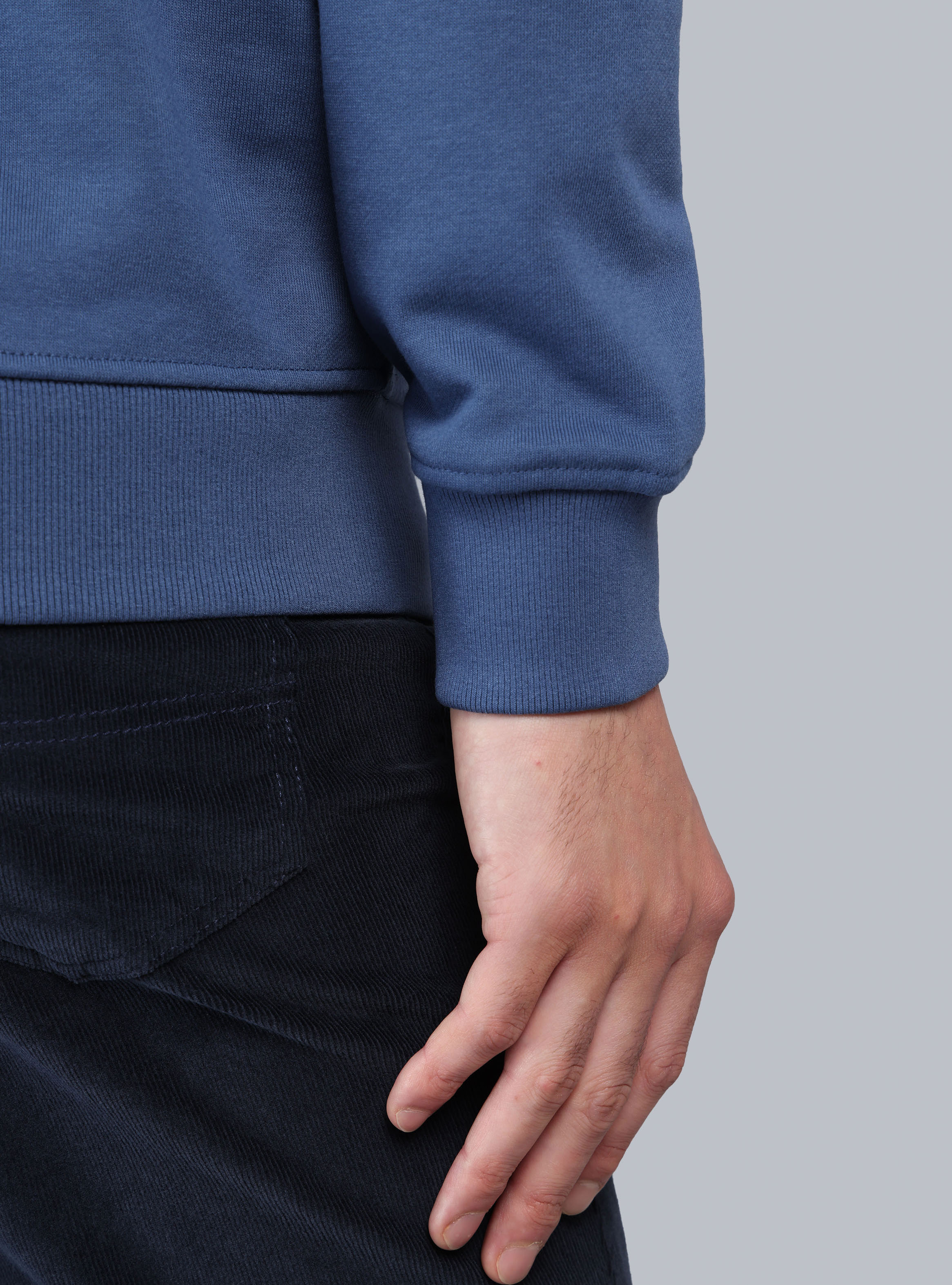 POLERON CUELLO REDONDO REGULAR FIT DENIM ARROW - 5