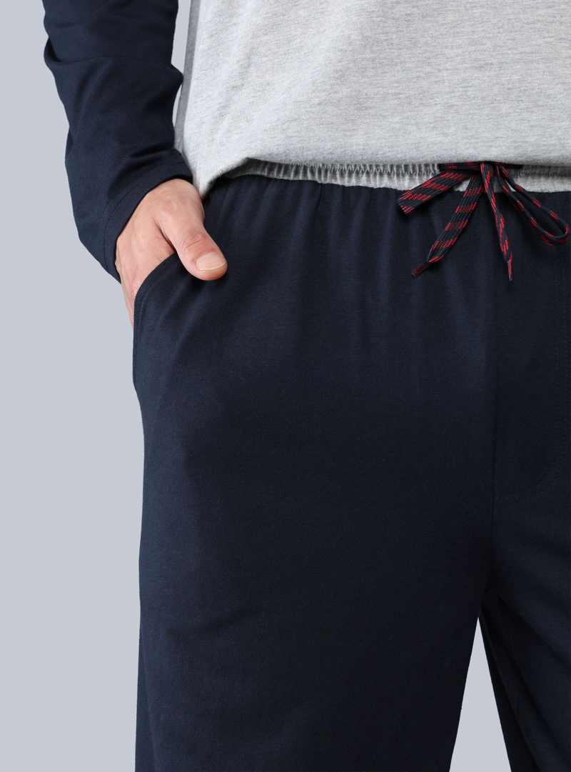 PIJAMA LARGO REGULAR FIT GRIS ARROW - 6