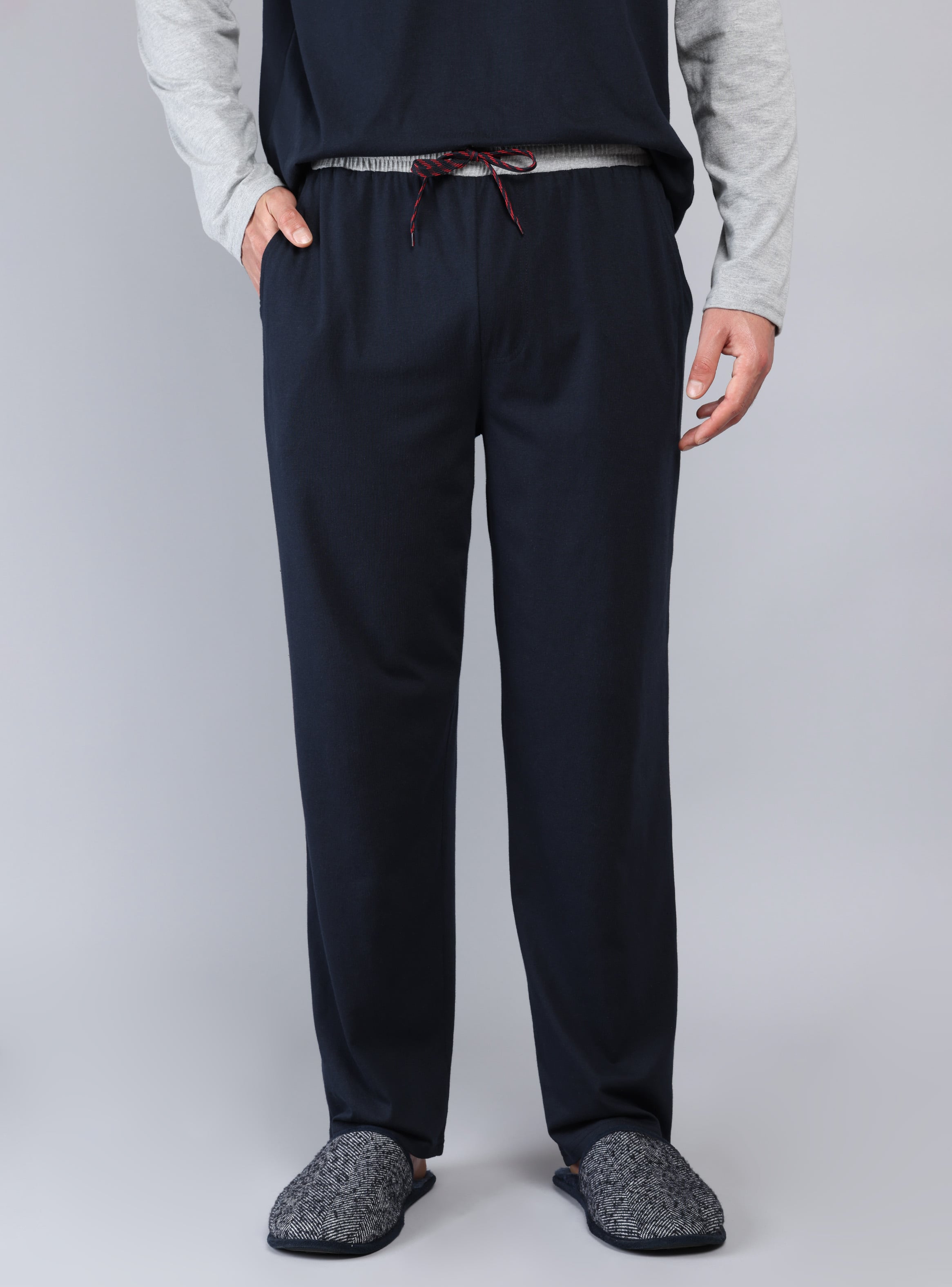 PIJAMA LARGO REGULAR FIT AZUL ARROW - 5