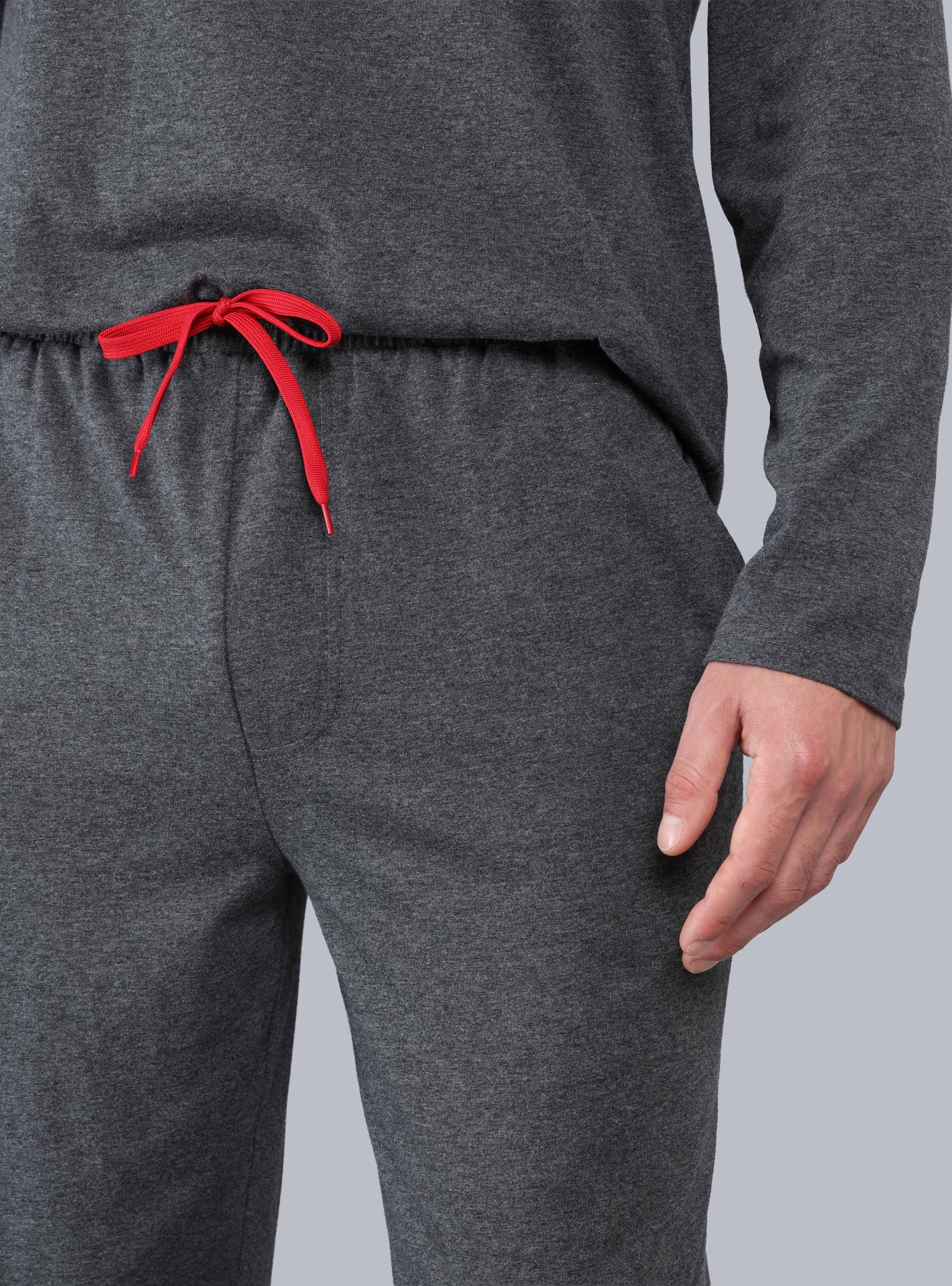 PIJAMA LARGO REGULAR FIT GRIS OSCURO ARROW - 6