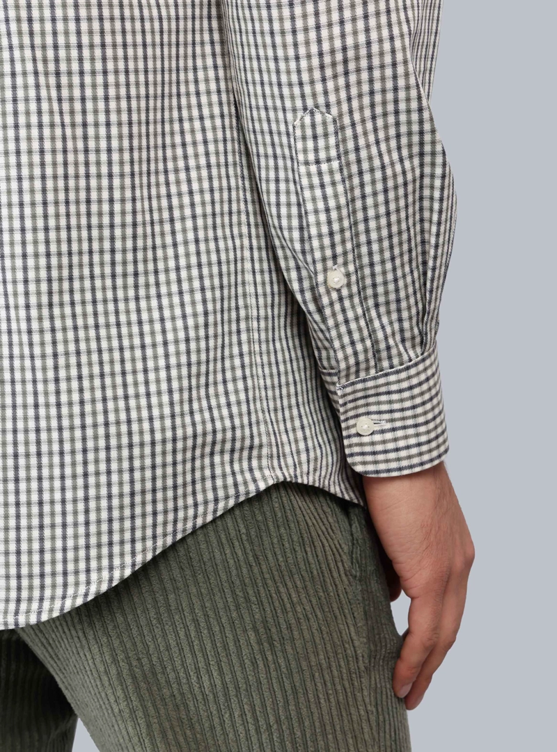 CAMISA CUADROS TAILORED FIT OLIVA PIERO BUTTI - 6