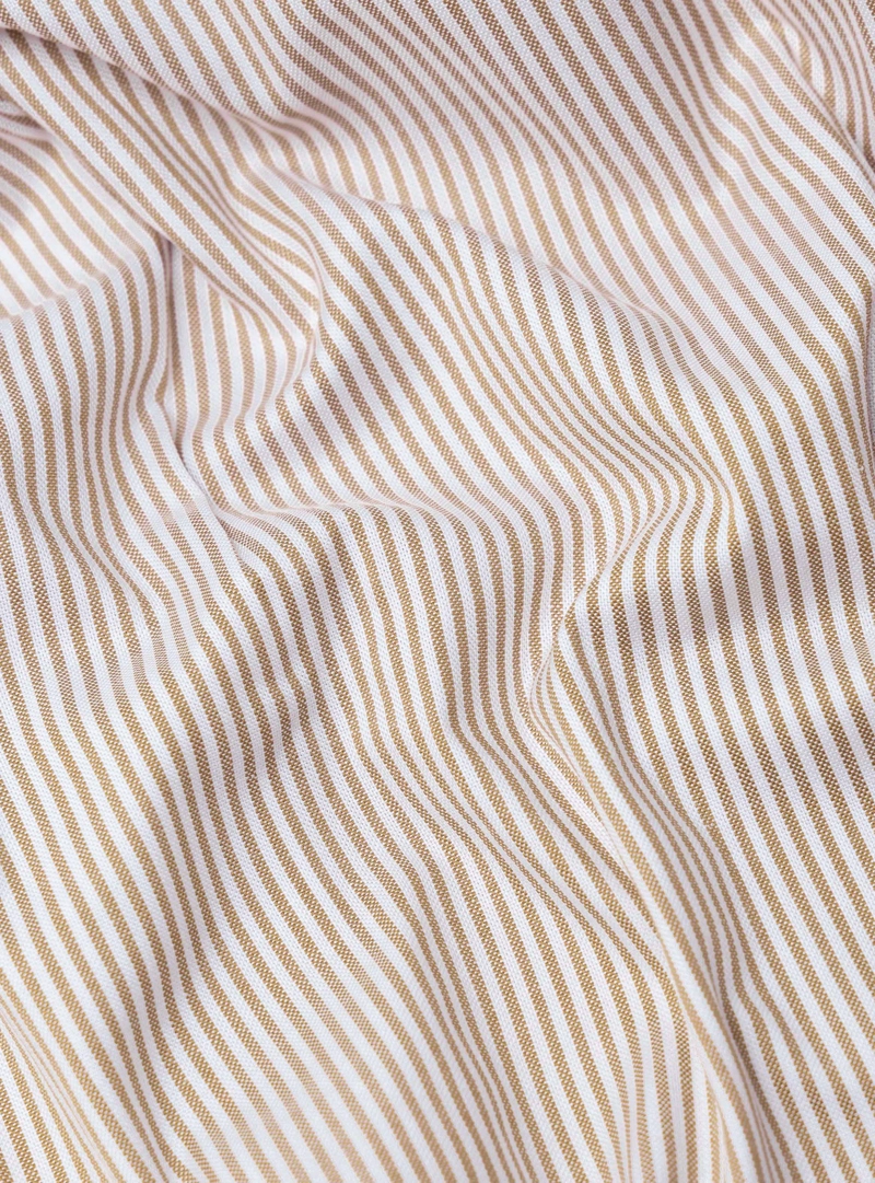 CAMISA RAYAS TAILORED FIT BEIGE PIERO BUTTI - 7