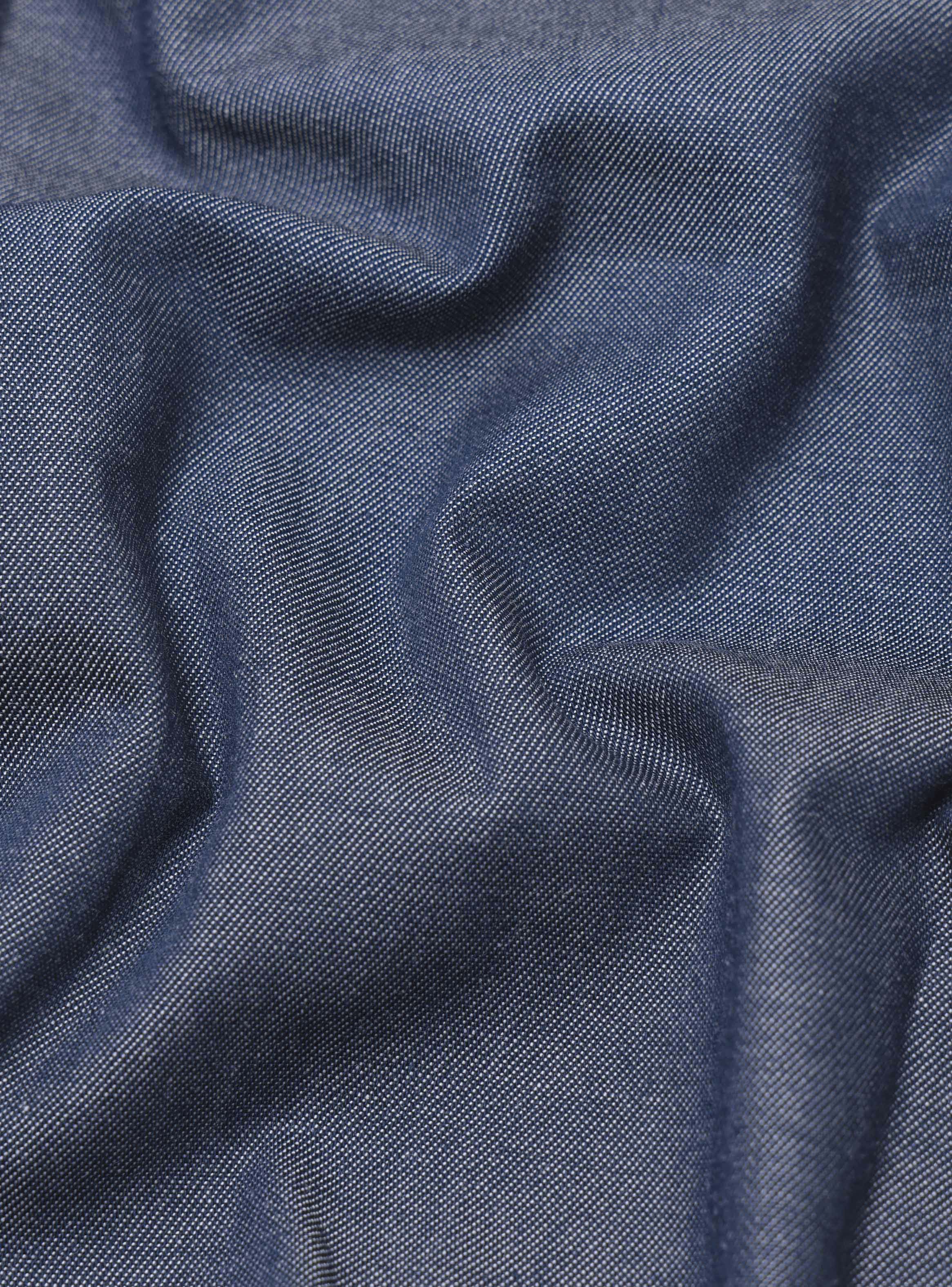 CAMISA DENIM TAILORED FIT AZUL MARINO PIERO BUTTI - 7