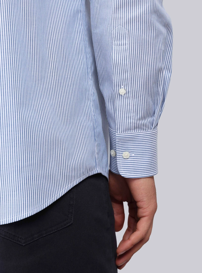 CAMISA RAYAS TAILORED FIT AZUL PIERO BUTTI - 6