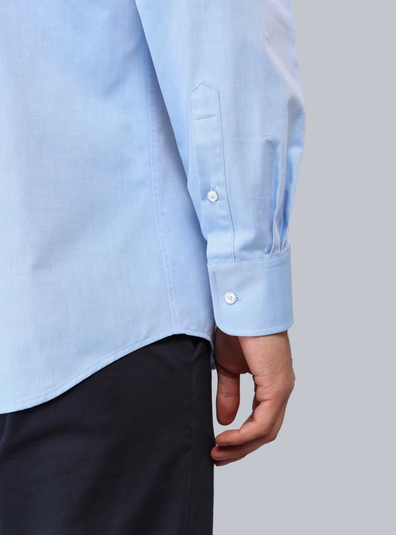 CAMISA TEXTURADA TAILORED FIT CELESTE PIERO BUTTI - 6