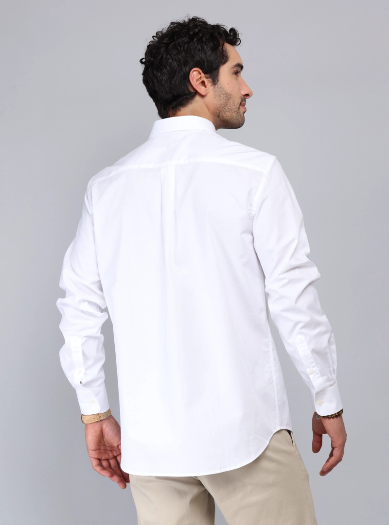 CAMISA TEXTURADA TAILORED FIT BLANCO PIERO BUTTI - 2