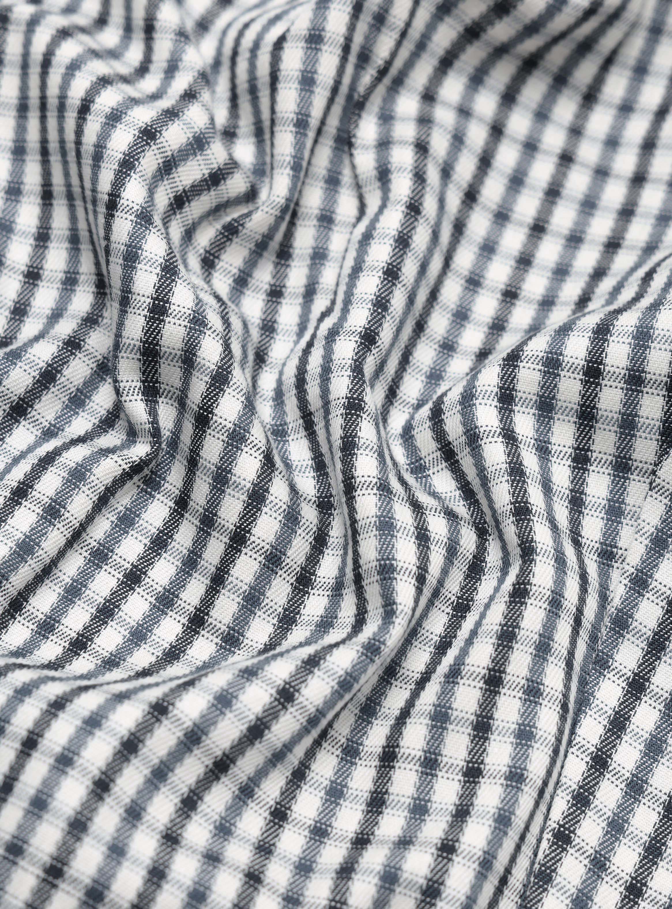 CAMISA CUADROS TAILORED FIT AZUL MARINO PIERO BUTTI - 7