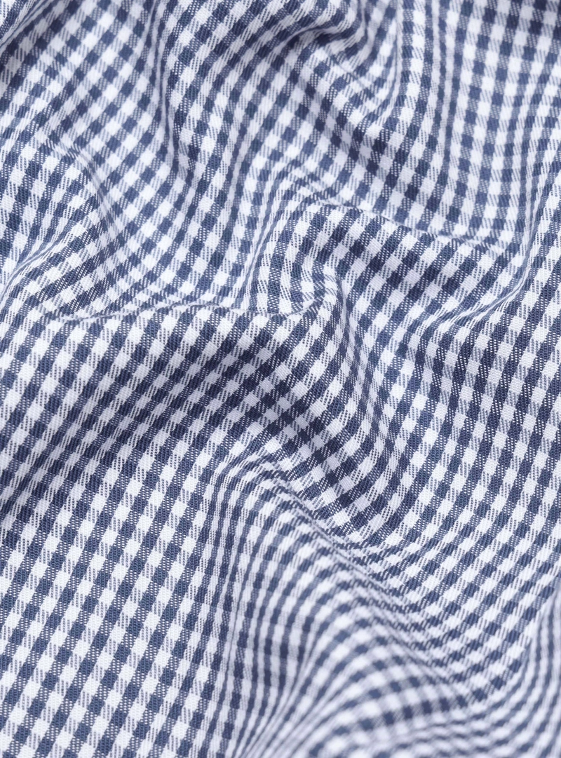 CAMISA CUADROS TAILORED FIT AZUL MARINO PIERO BUTTI - 7