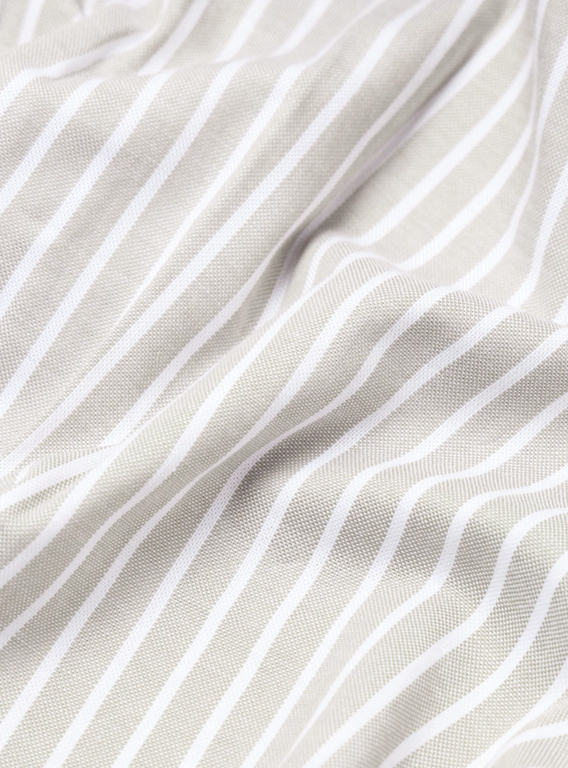 CAMISA RAYAS TAILORED FIT BEIGE PIERO BUTTI - 7