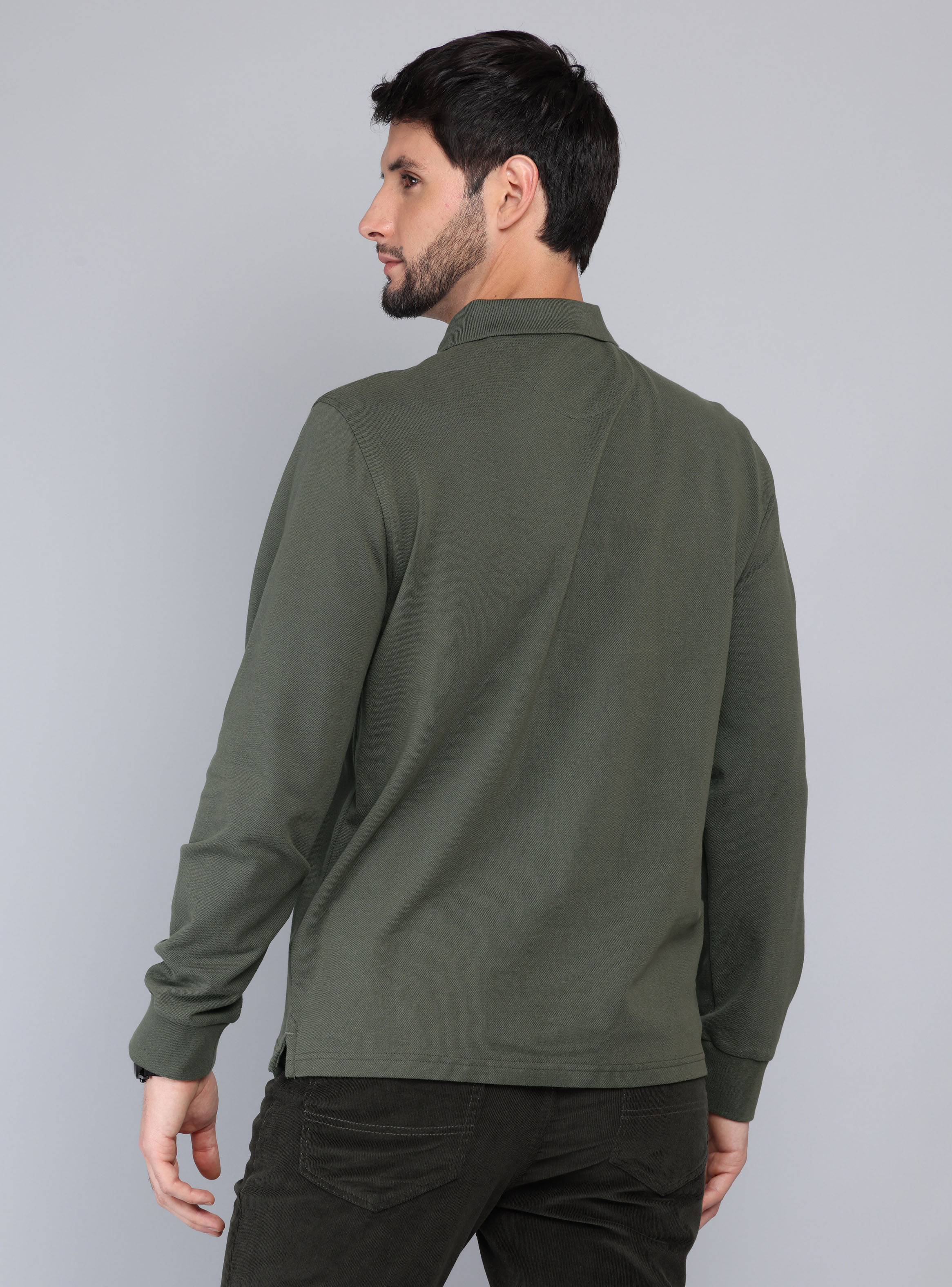POLERA PIQUE REGULAR FIT VERDE ARROW - 2