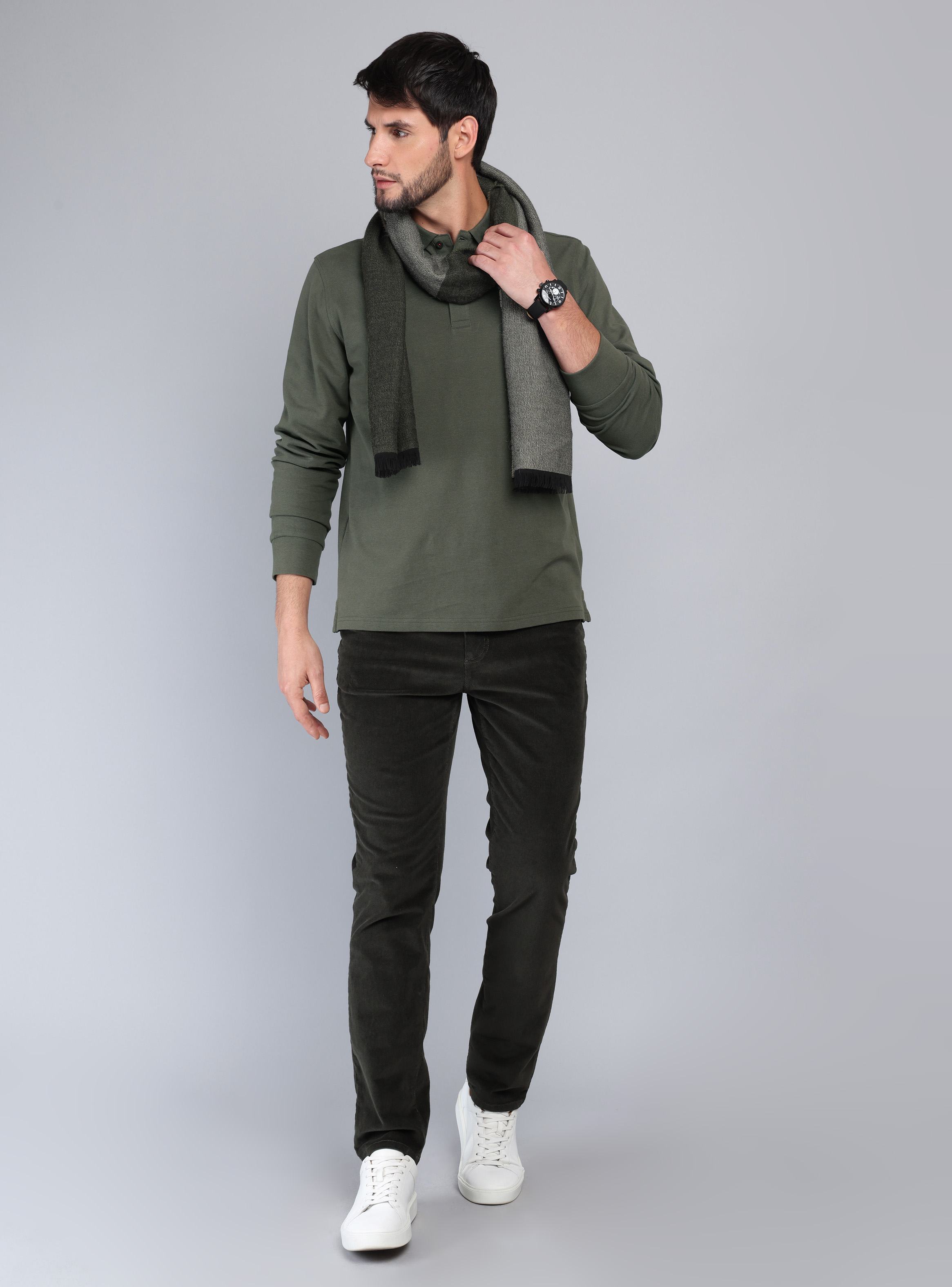 POLERA PIQUE REGULAR FIT VERDE ARROW - 4