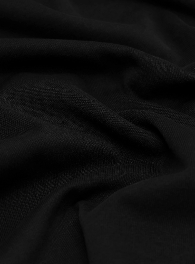 POLERA LISA MANGA LARGA REGULAR FIT NEGRO ARROW - 6
