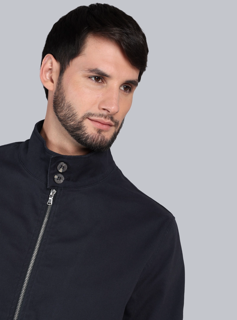 CHAQUETA LISA SPANDEX REGULAR FIT AZUL MARINO ARROW - 3