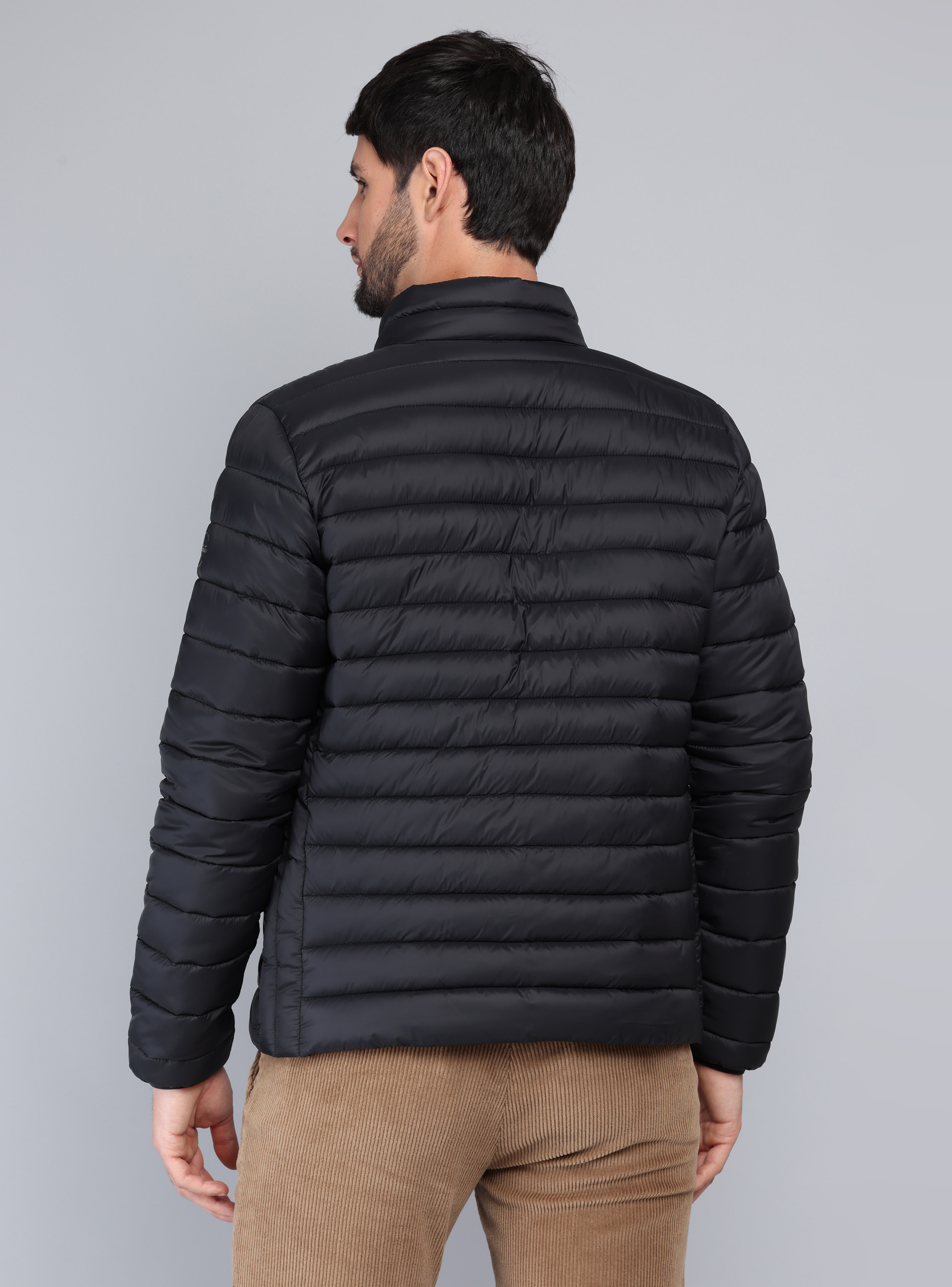 PARKA MANGA LARGA REGULAR FIT NEGRO ARROW - 2