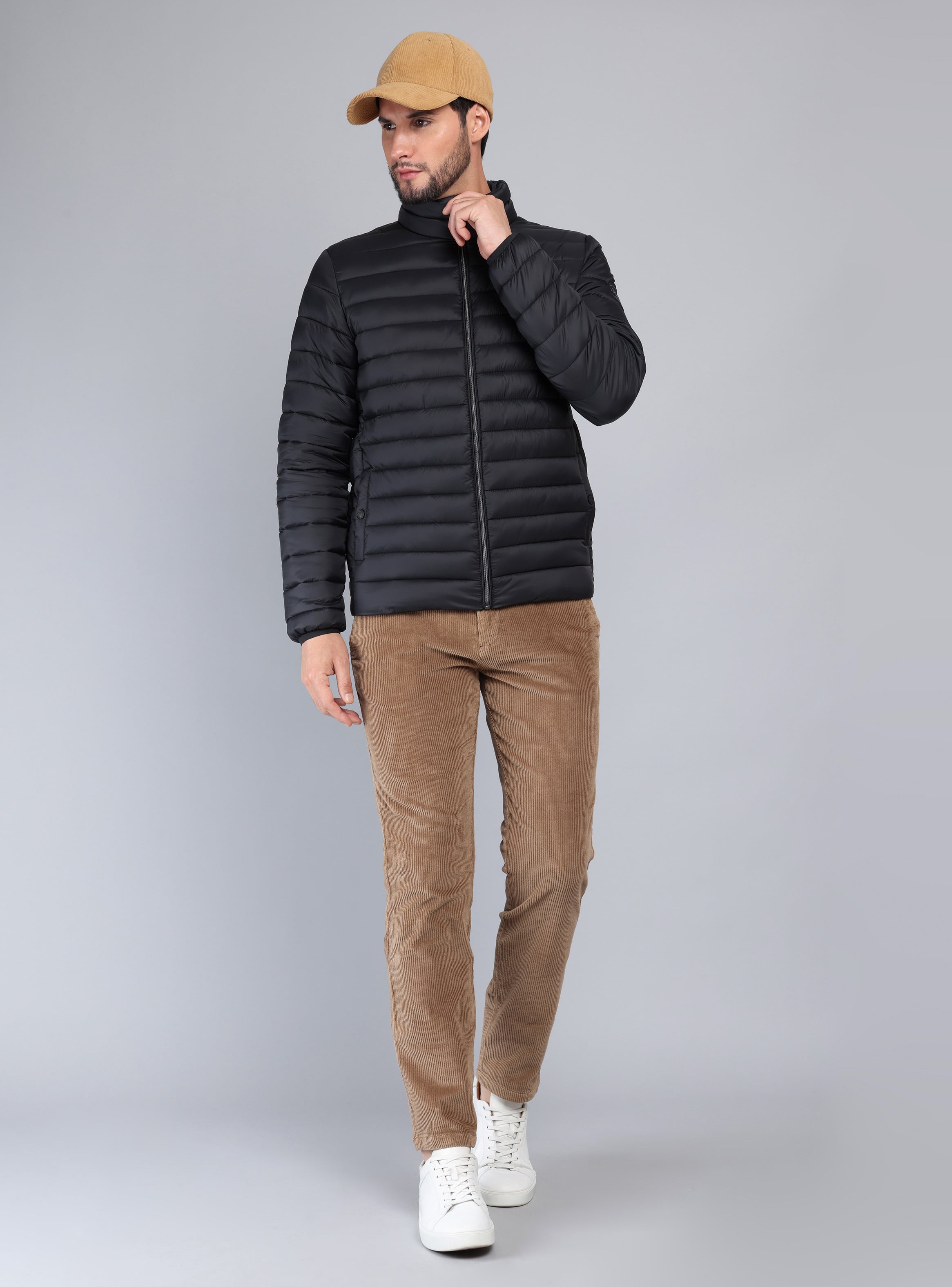 PARKA MANGA LARGA REGULAR FIT NEGRO ARROW - 4