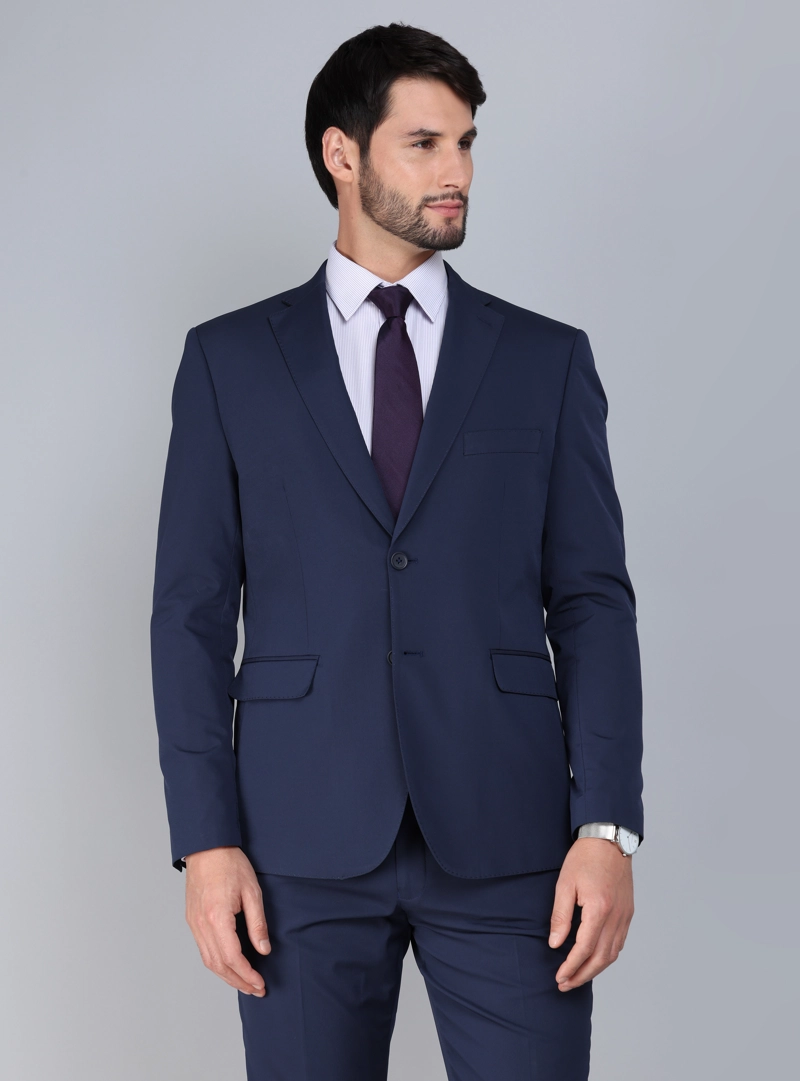 TRAJE POLI VISCOSA TAILORED FIT AZUL ARROW - 3