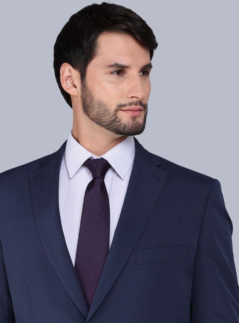 TRAJE POLI VISCOSA TAILORED FIT AZUL ARROW - 4