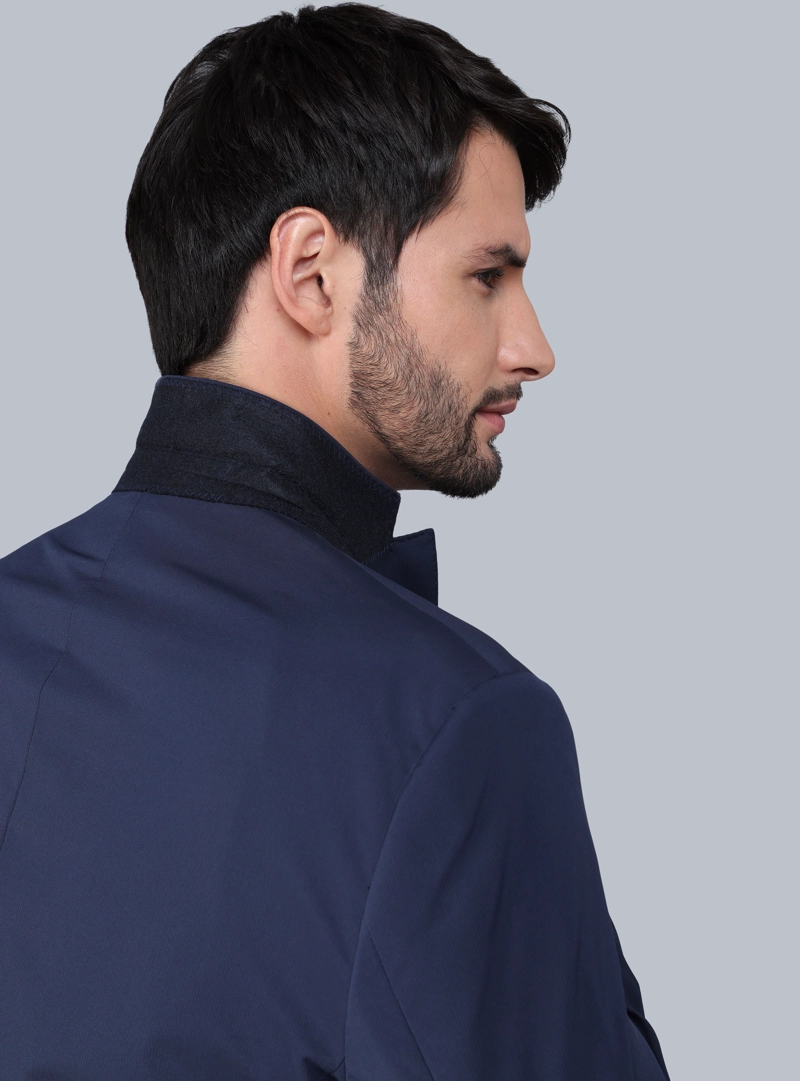 TRAJE POLI VISCOSA TAILORED FIT AZUL ARROW - 6
