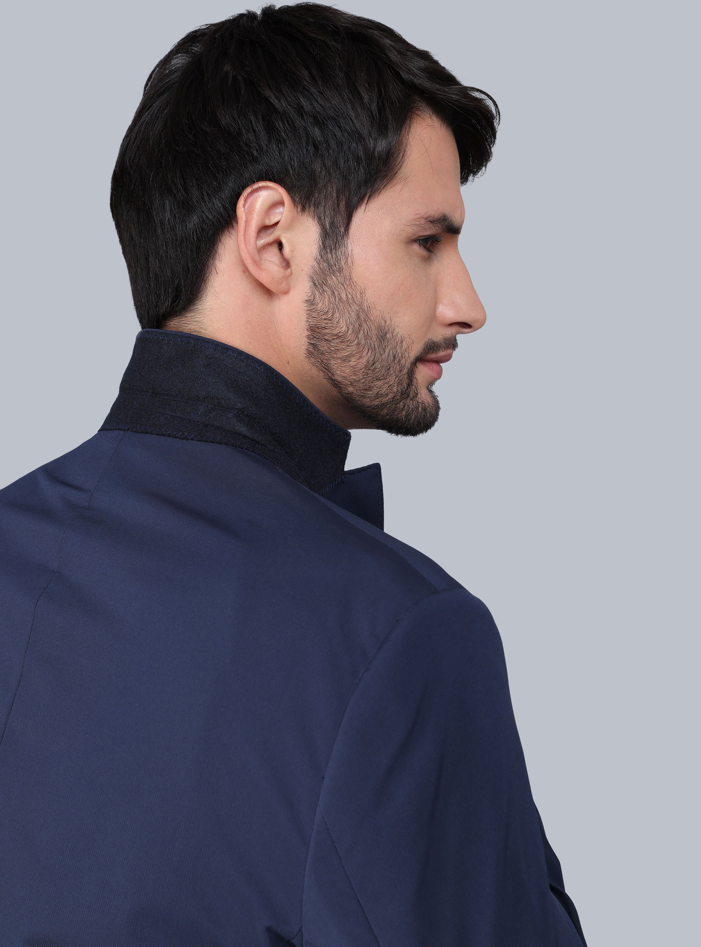 TRAJE POLI VISCOSA TAILORED FIT AZUL ARROW - 6