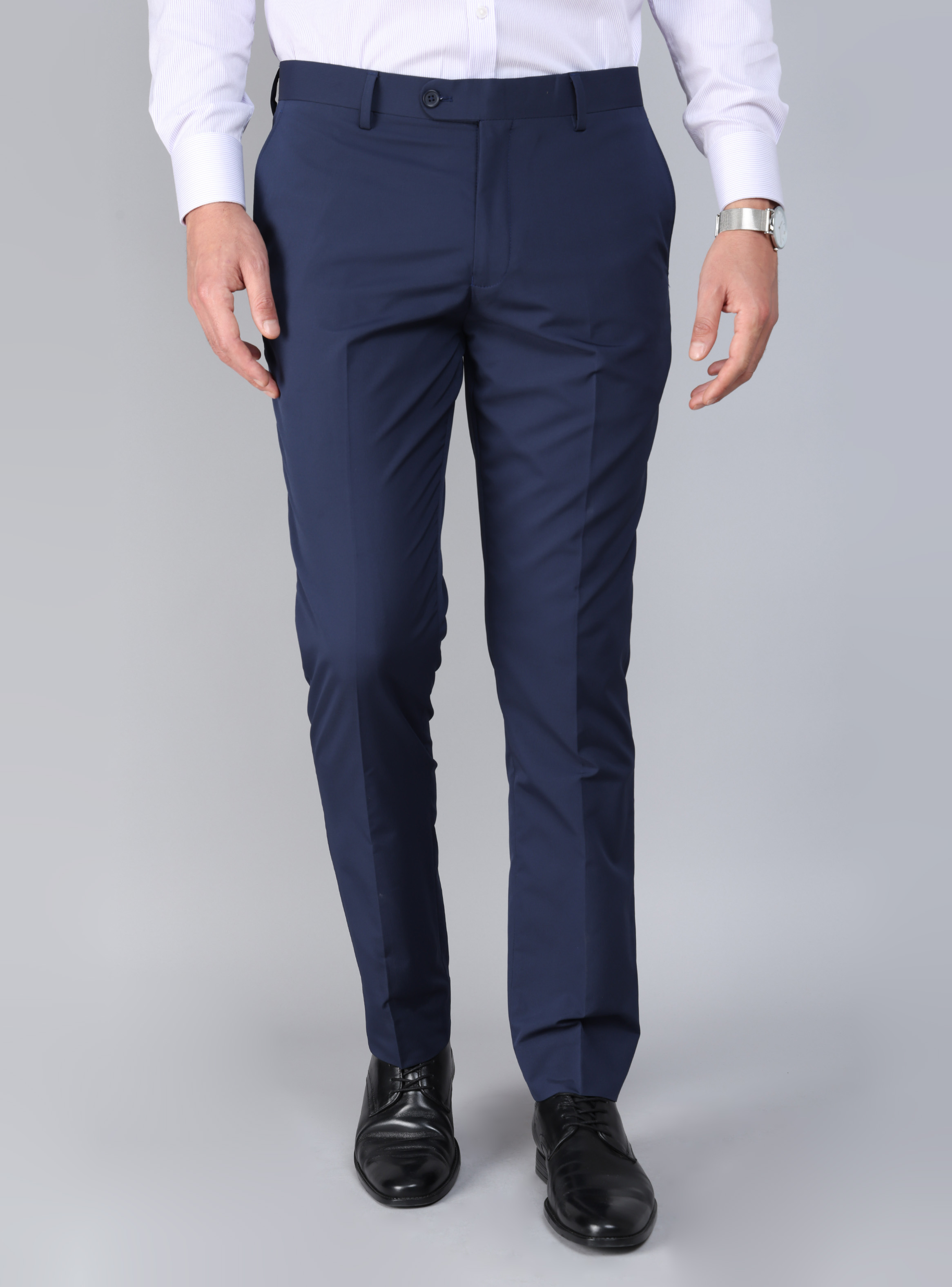 TRAJE POLI VISCOSA TAILORED FIT AZUL ARROW - 7