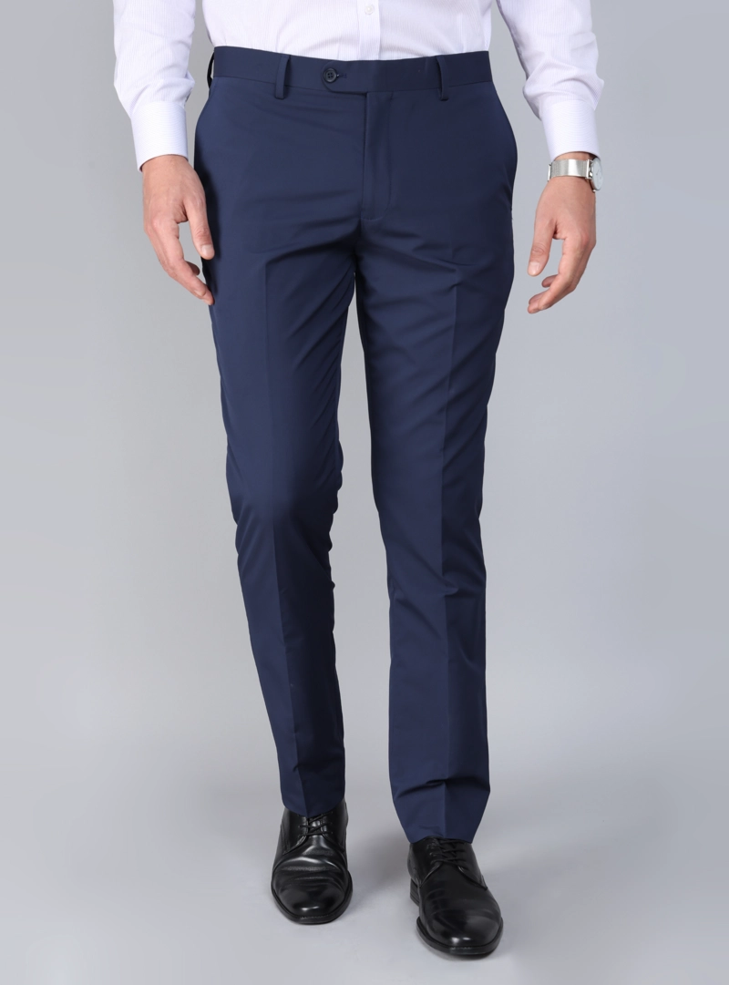 TRAJE POLI VISCOSA TAILORED FIT AZUL ARROW - 7