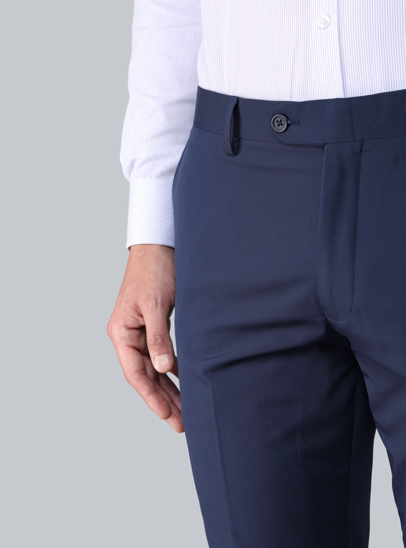 TRAJE POLI VISCOSA TAILORED FIT AZUL ARROW - 8