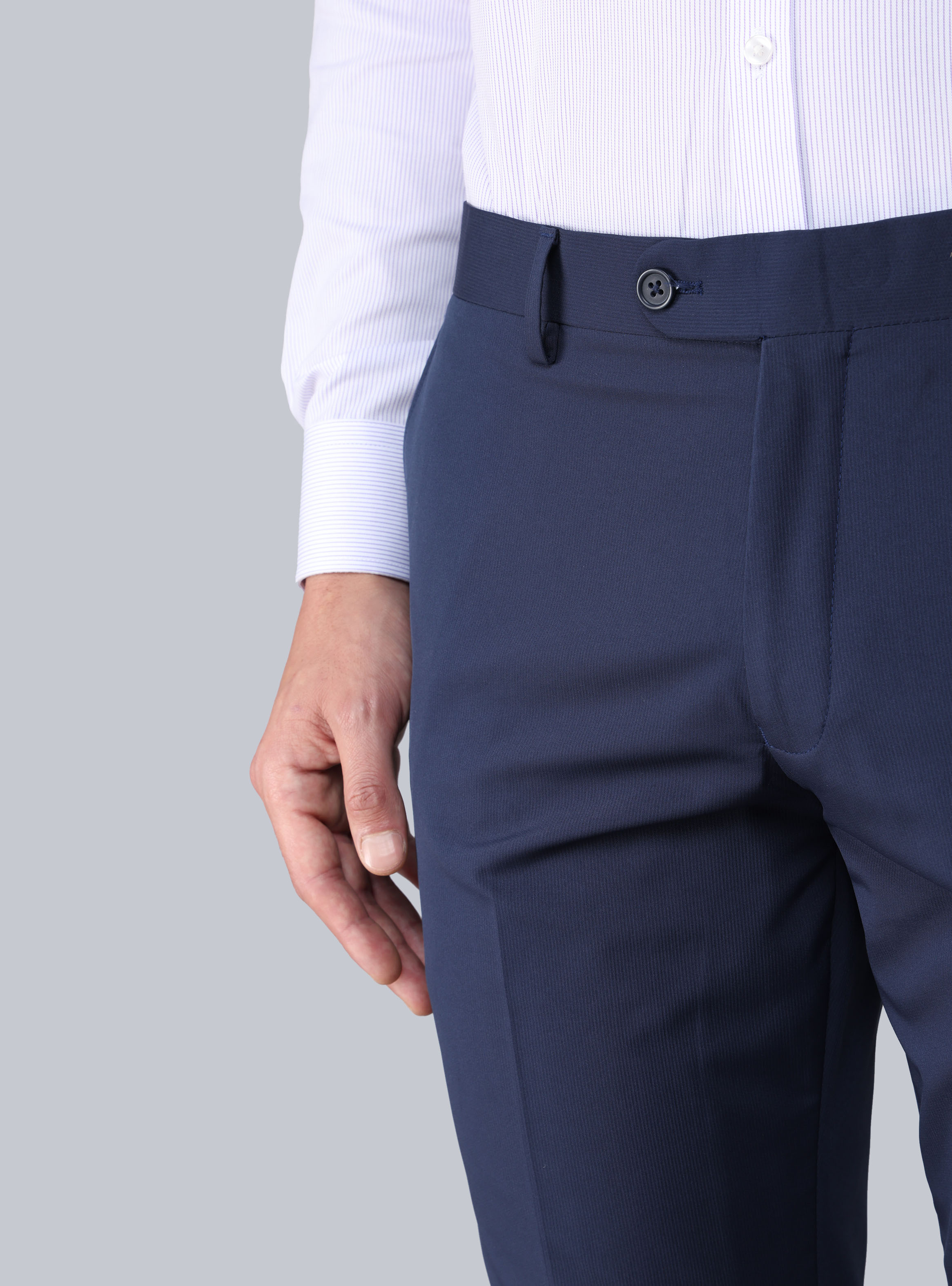 TRAJE POLI VISCOSA TAILORED FIT AZUL ARROW - 8