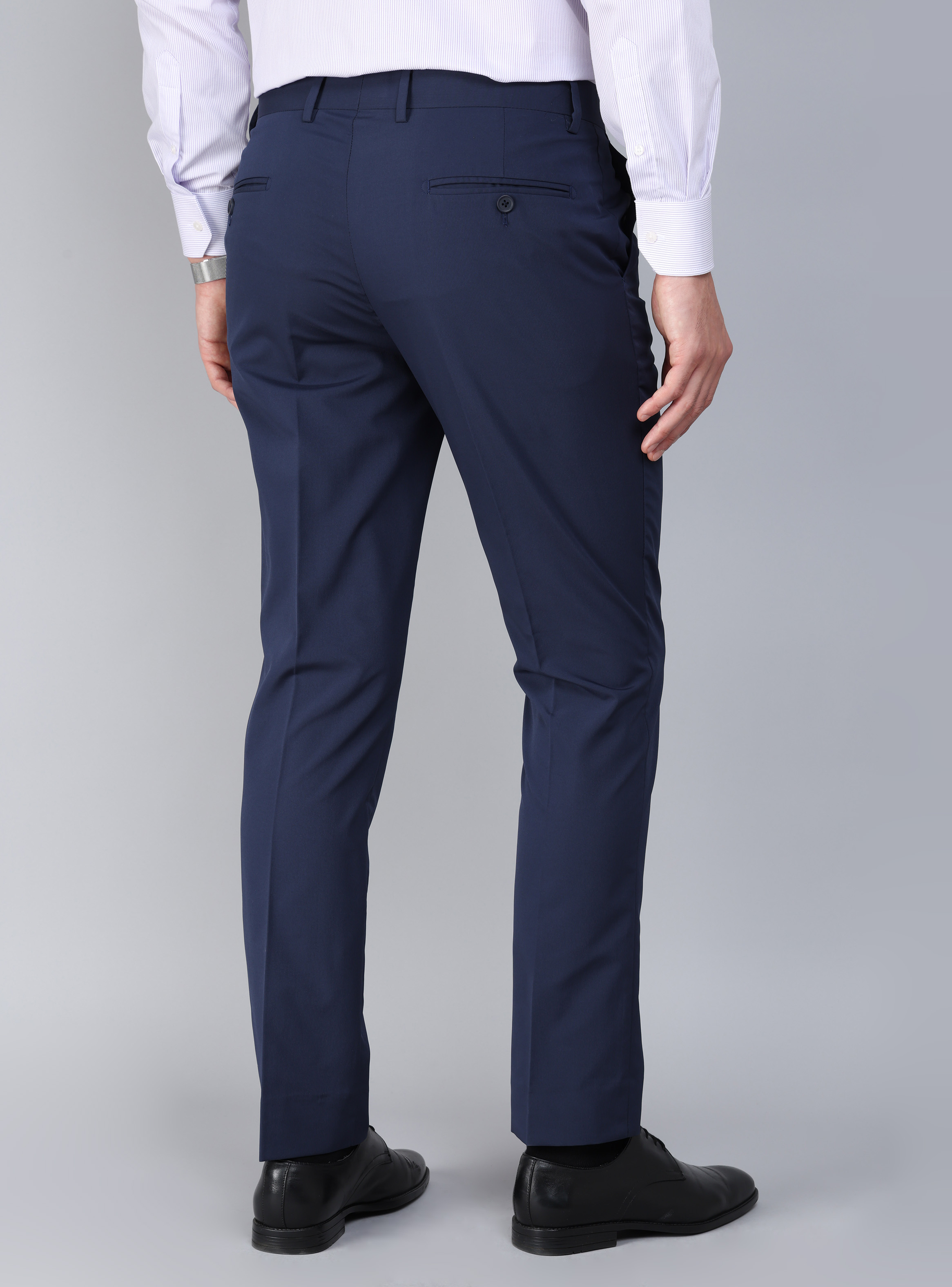 TRAJE POLI VISCOSA TAILORED FIT AZUL ARROW - 9