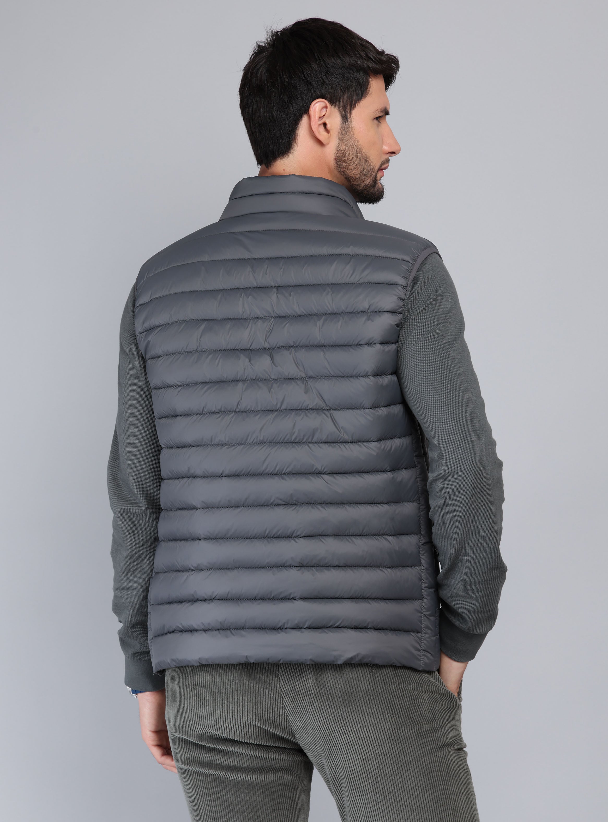 PARKA SIN MANGAS REGULAR FIT GRIS ARROW - 2