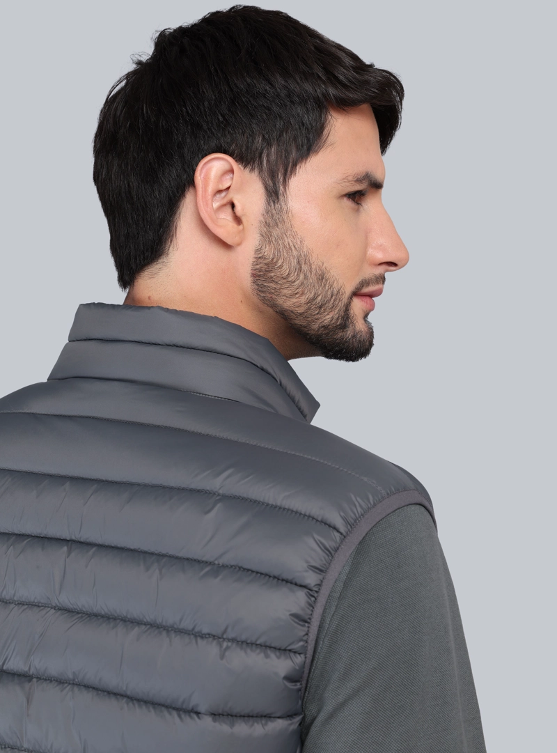 PARKA SIN MANGAS REGULAR FIT GRIS ARROW - 5