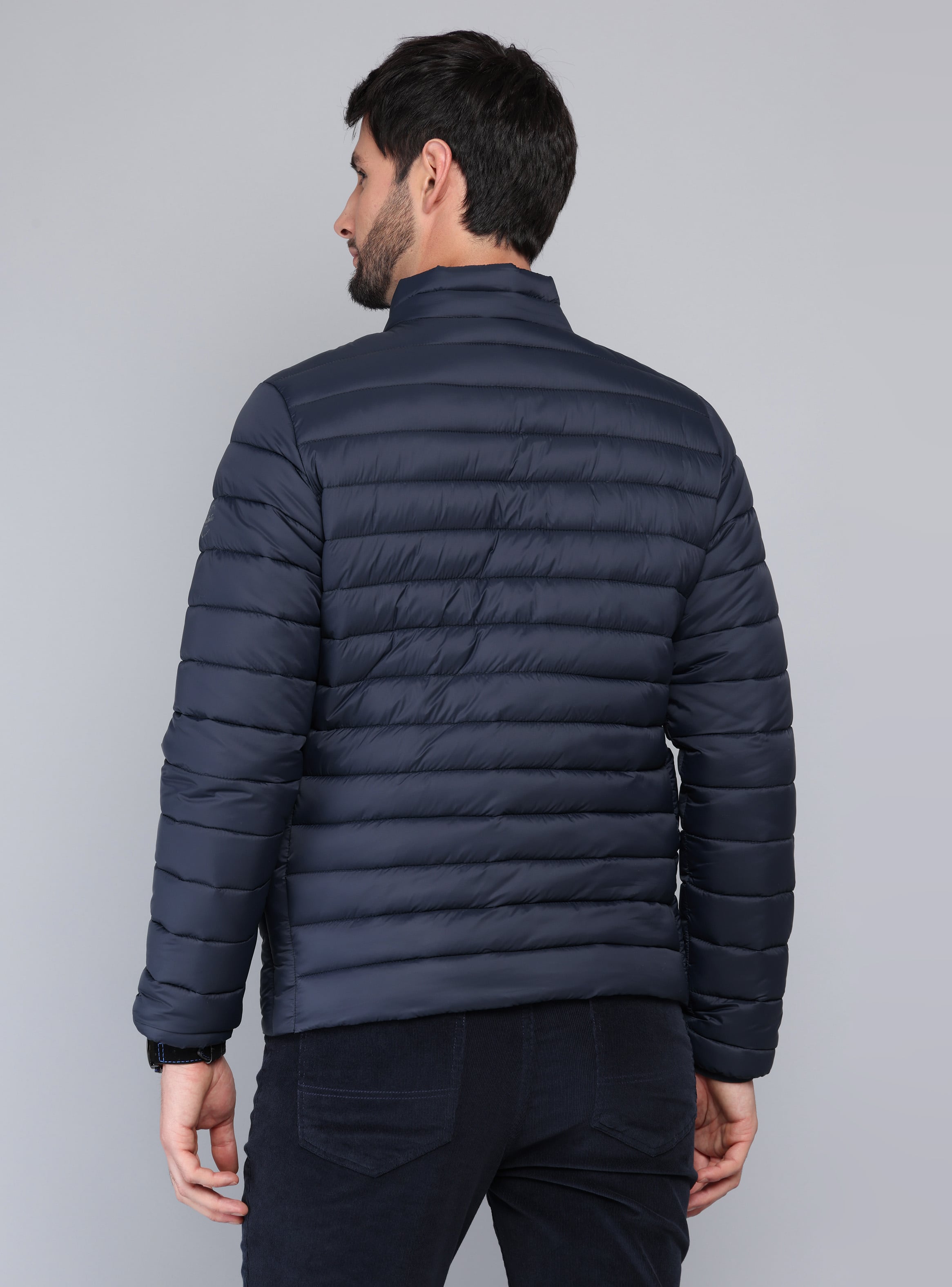 PARKA MANGA LARGA REGULAR FIT AZUL ARROW - 2