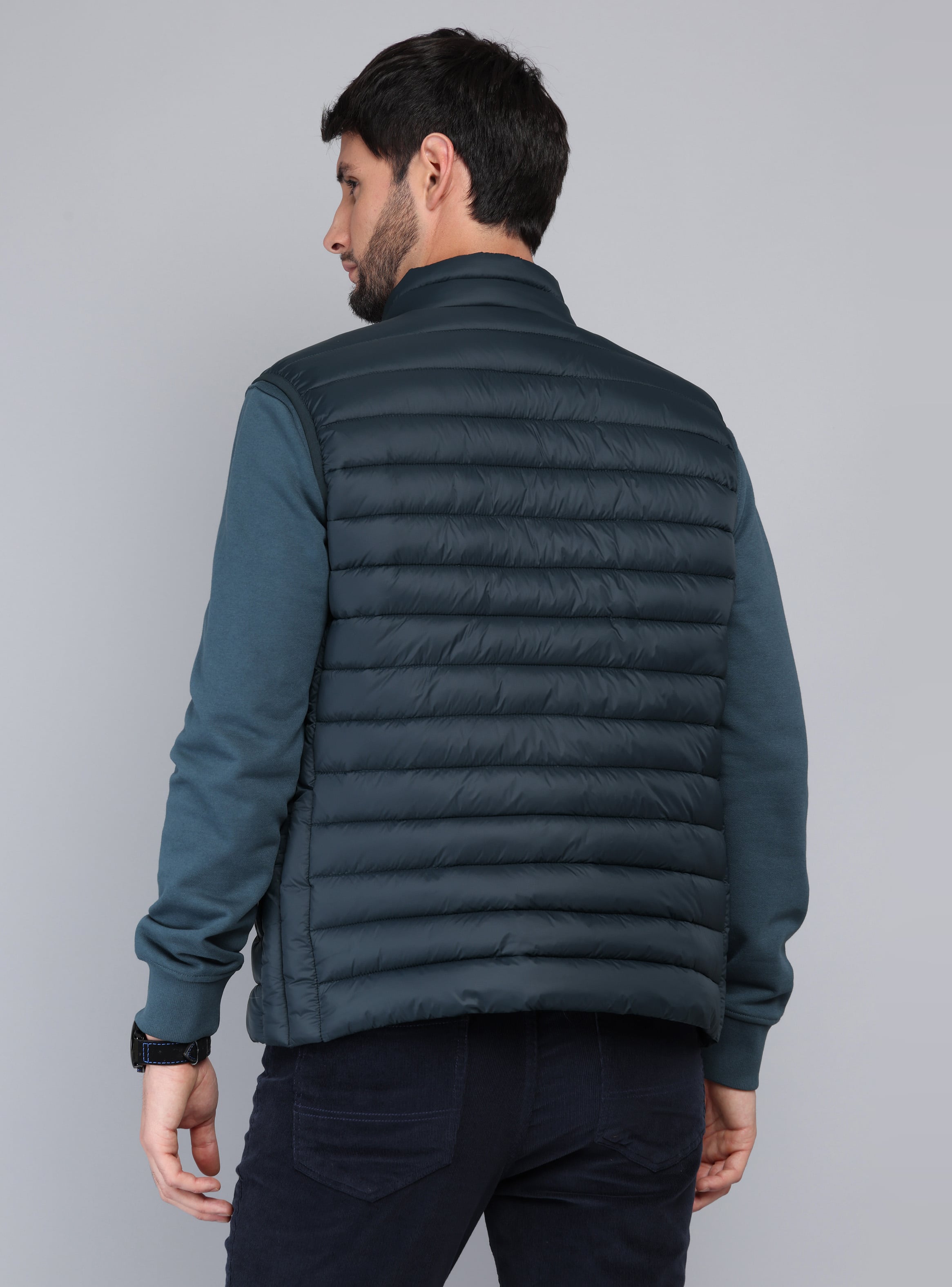 PARKA SIN MANGAS REGULAR FIT PETROLEO ARROW - 2