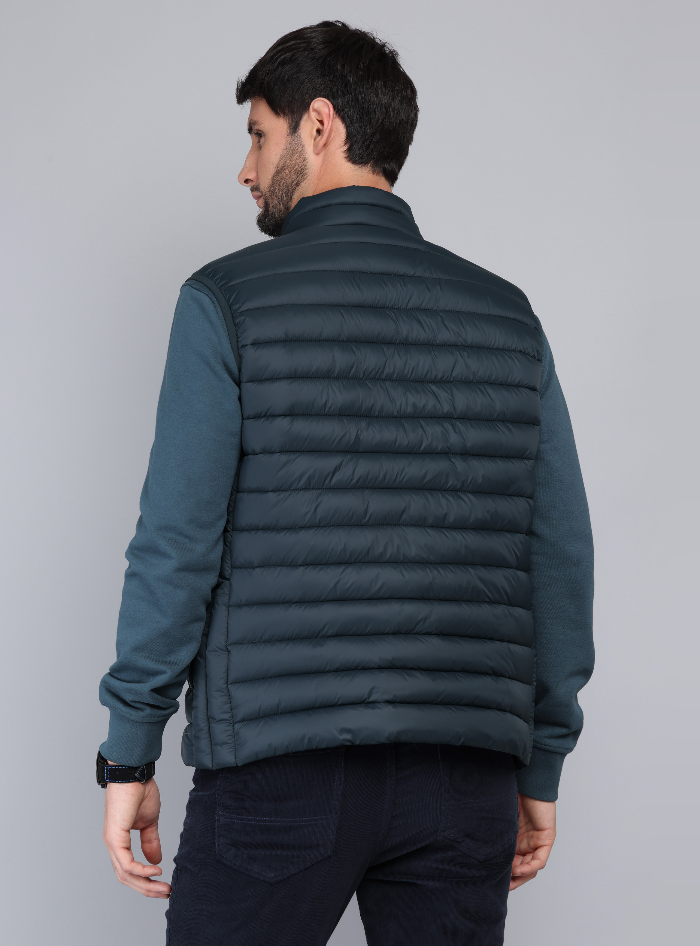 PARKA SIN MANGAS REGULAR FIT PETROLEO ARROW - 2