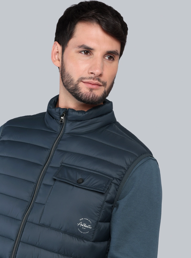 PARKA SIN MANGAS REGULAR FIT PETROLEO ARROW - 3