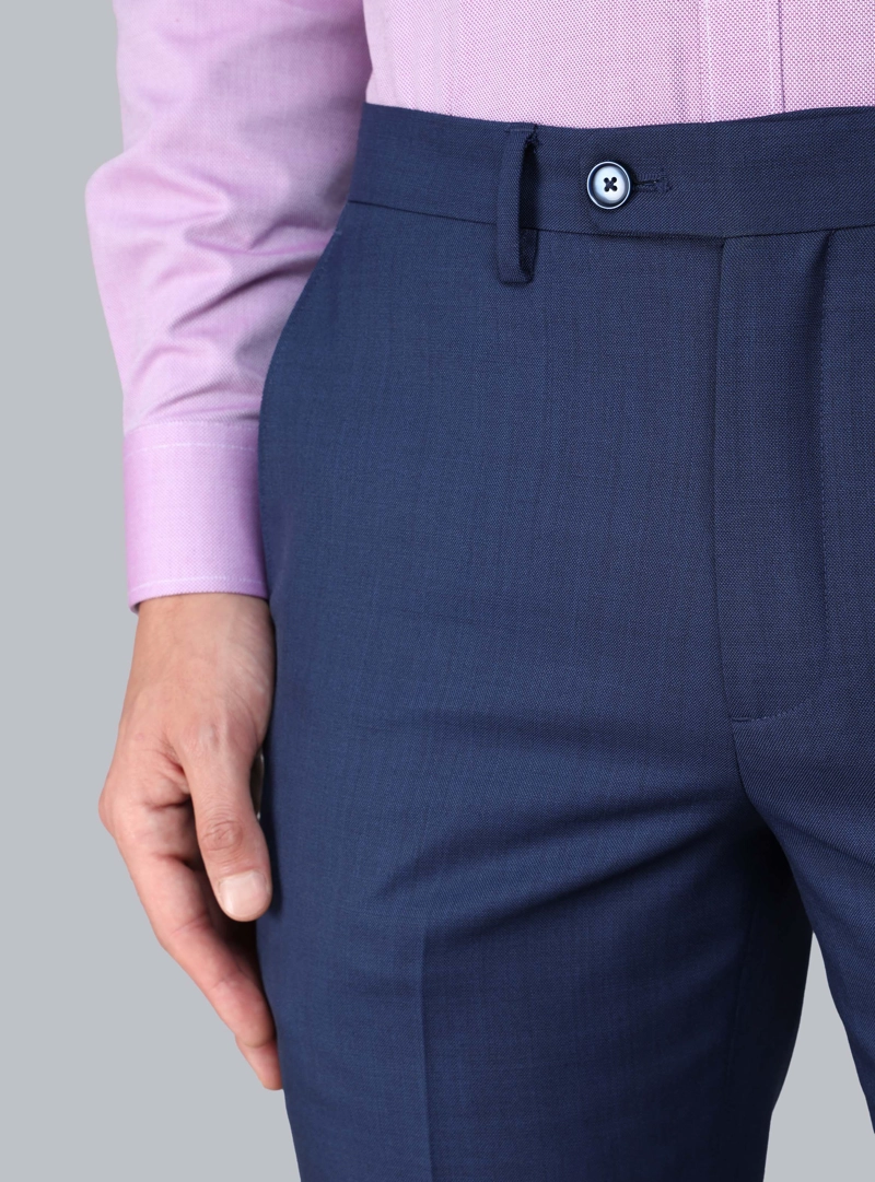TRAJE LANA TAILORED FIT AZUL ARROW - 8