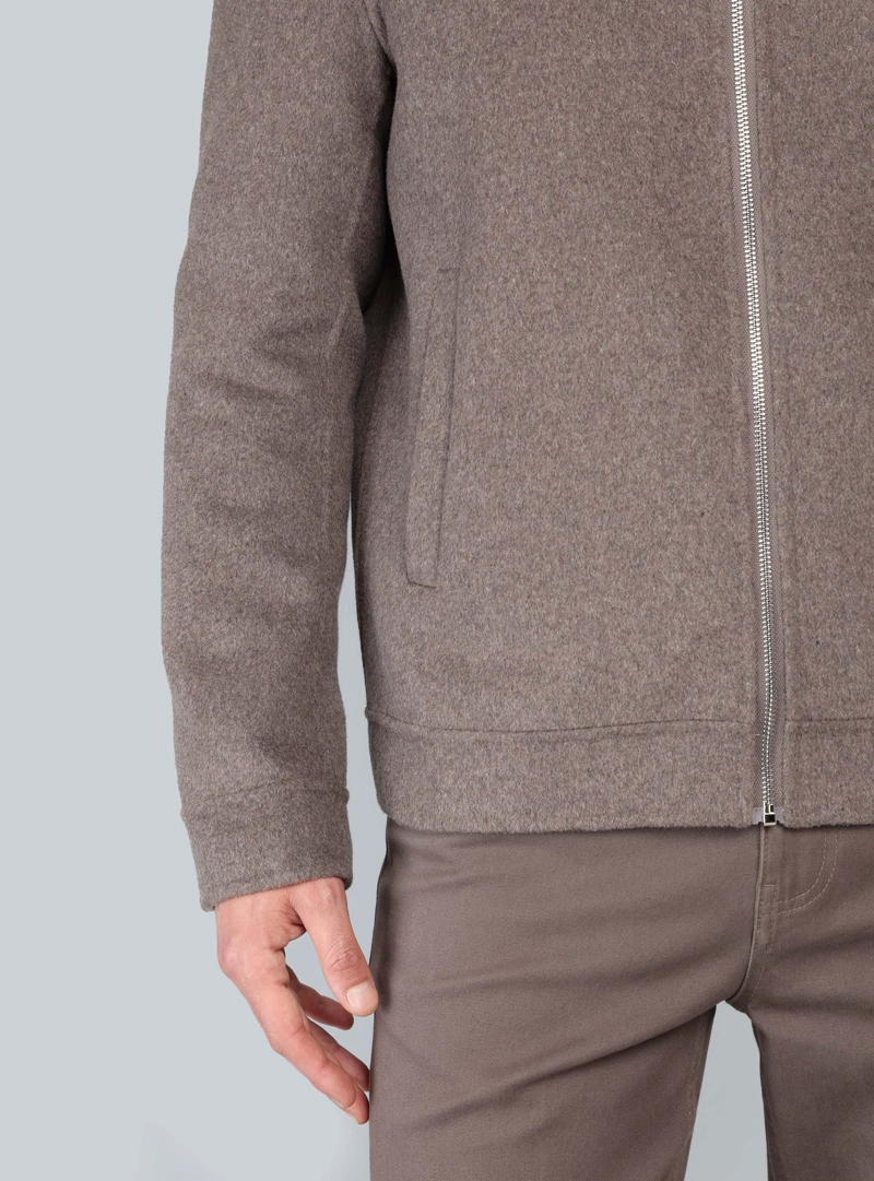 CHAQUETA LISA RECTA REGULAR FIT CAFE ARROW - 5
