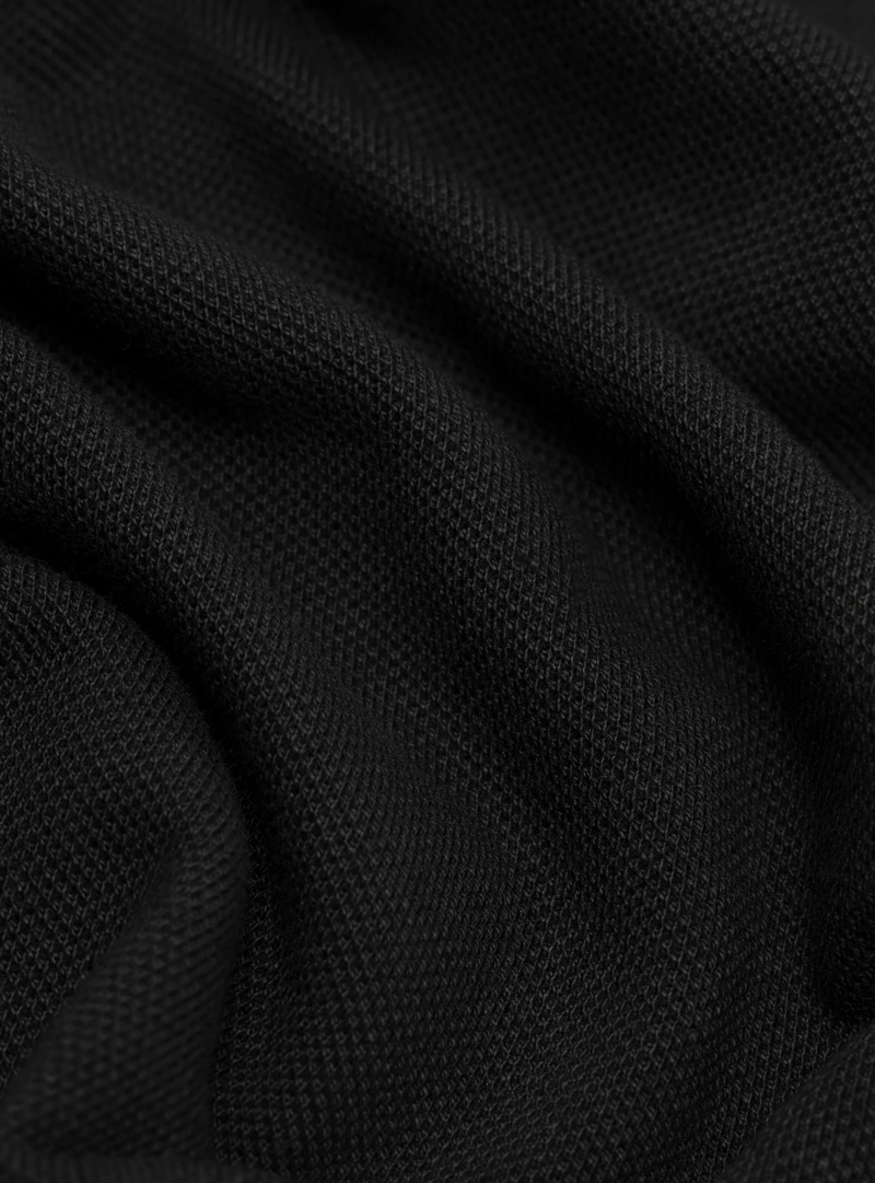 POLERA PIQUE STONE WASH REGULAR FIT NEGRO ARROW - 6