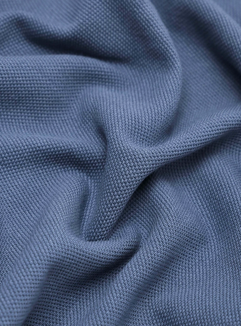 POLERA PIQUE STONE WASH REGULAR FIT AZUL ARROW - 6