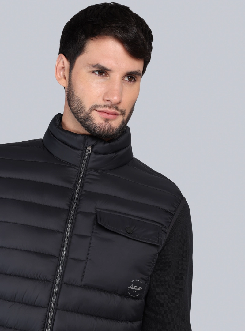 PARKA SIN MANGAS REGULAR FIT NEGRO ARROW - 3