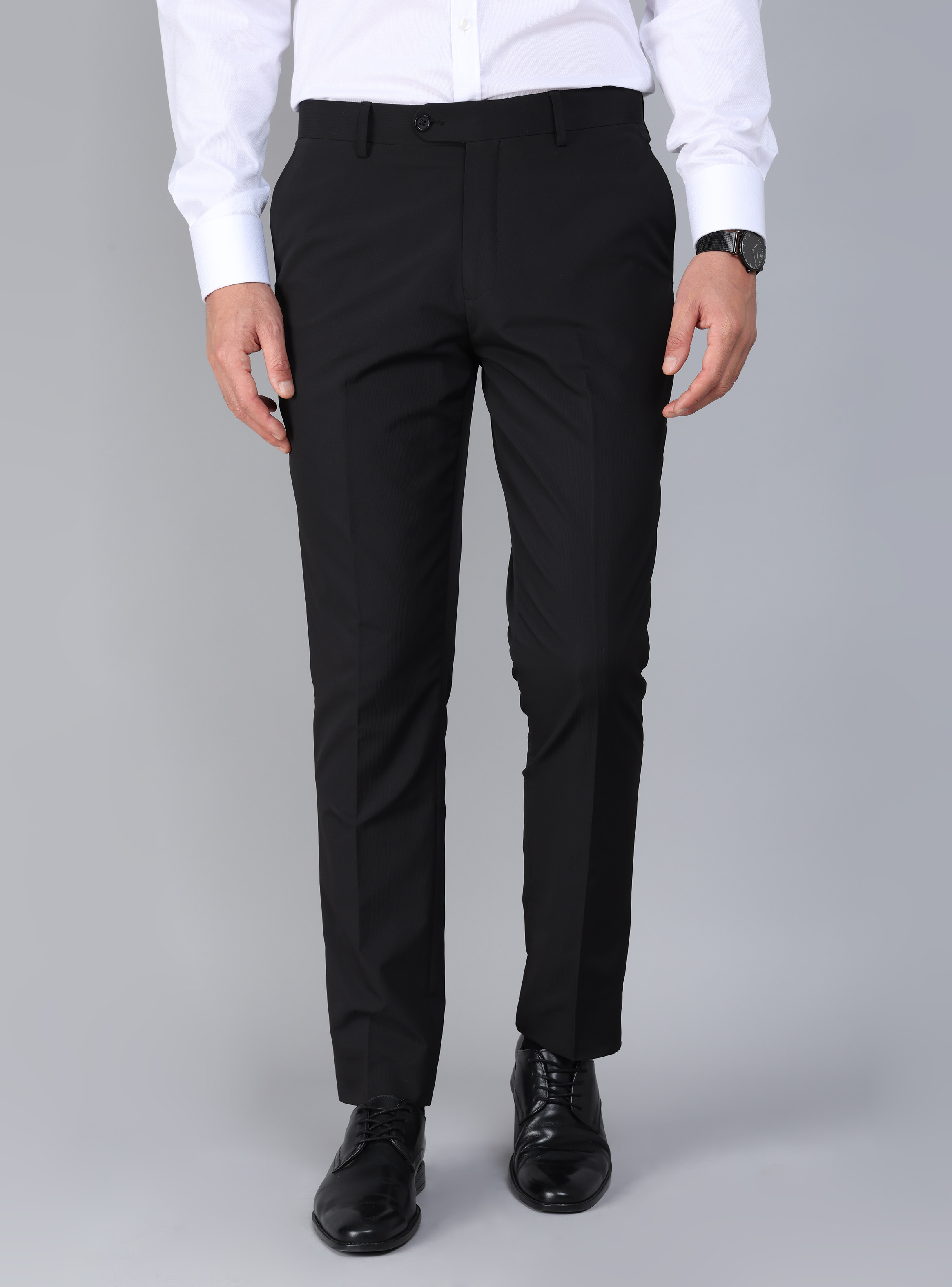 TRAJE POLI VISCOSA TAILORED FIT NEGRO ARROW - 7