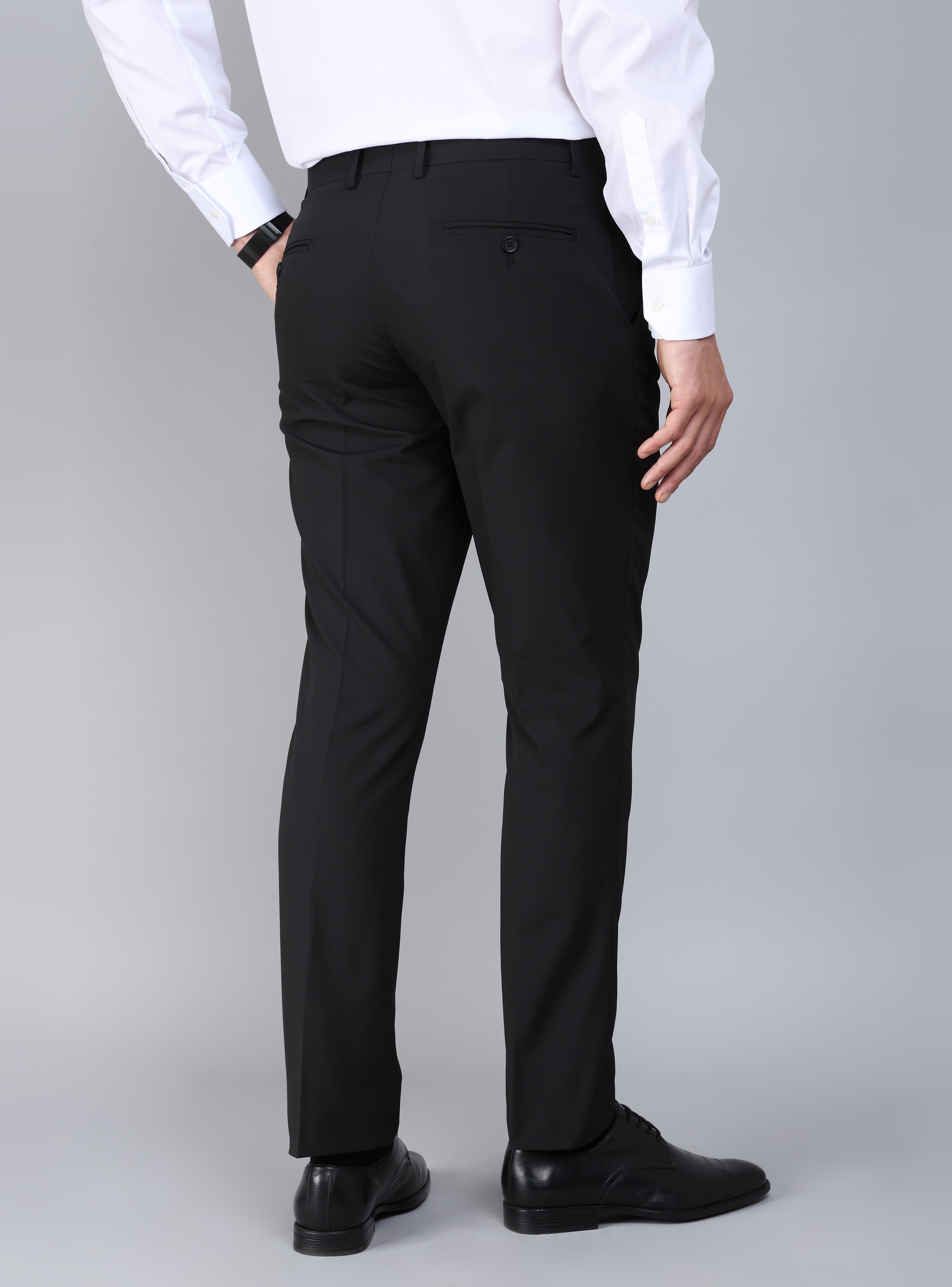 TRAJE POLI VISCOSA TAILORED FIT NEGRO ARROW - 9