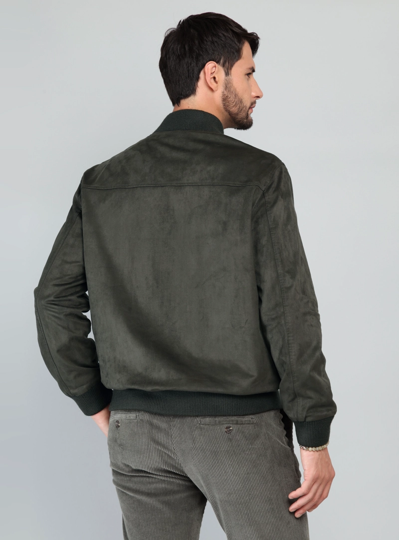 CHAQUETA BOMBER REGULAR FIT OLIVA ARROW - 2