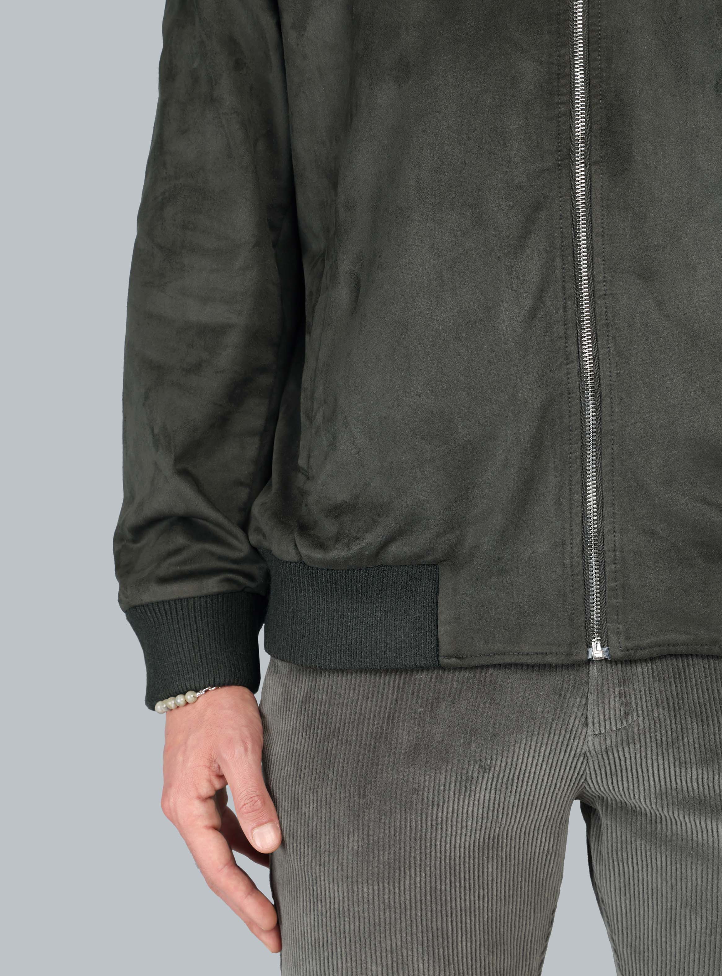 CHAQUETA BOMBER REGULAR FIT OLIVA ARROW - 5