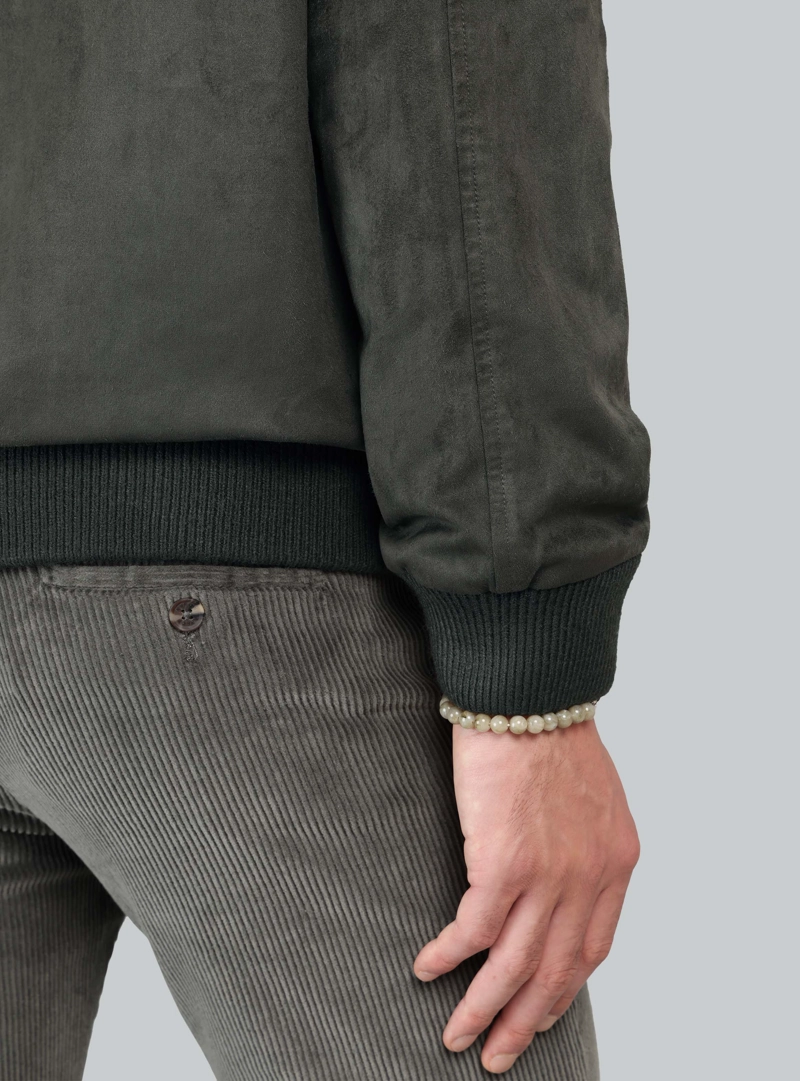 CHAQUETA BOMBER REGULAR FIT OLIVA ARROW - 6